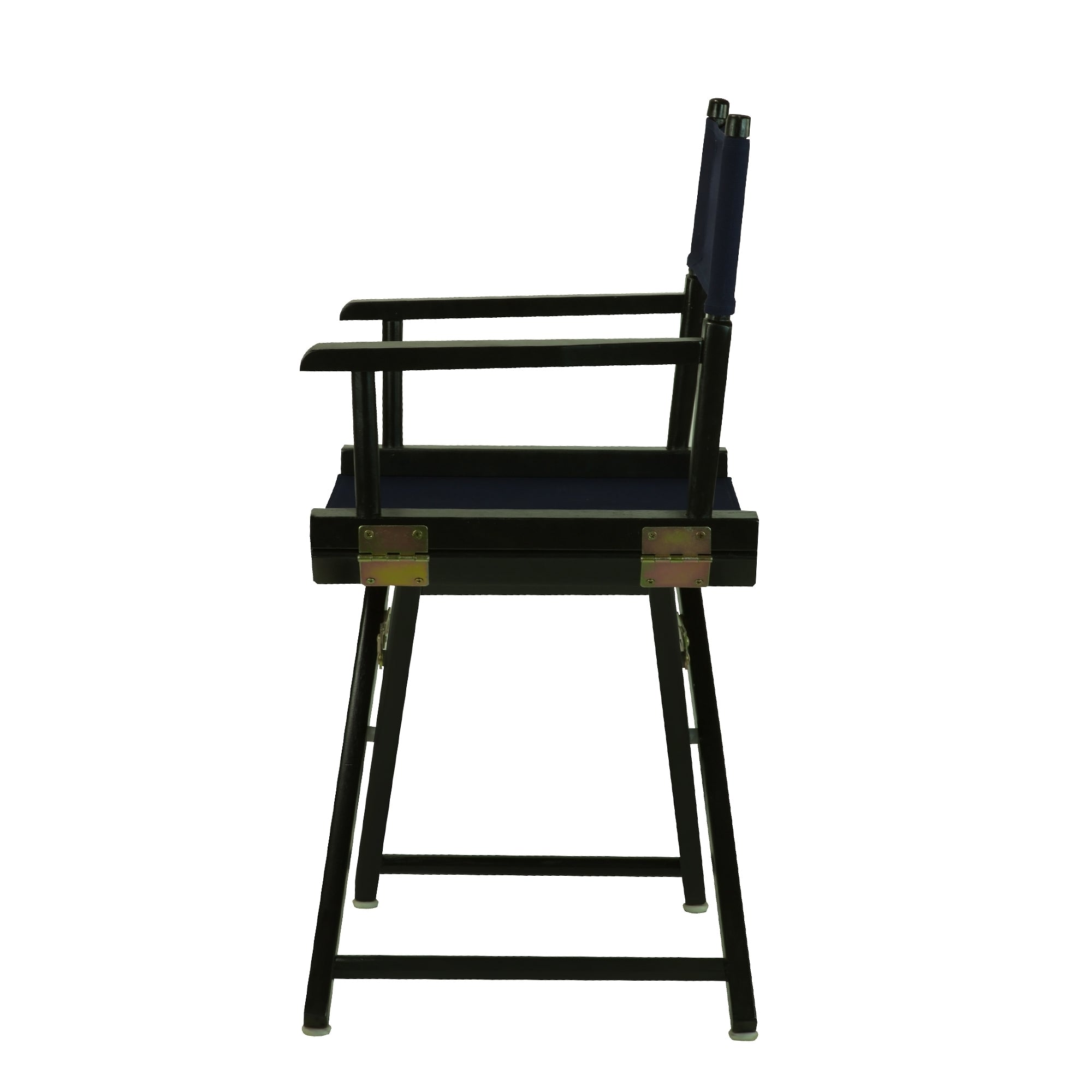18' Director'S Chair Black Frame-Navy Blue Canvas