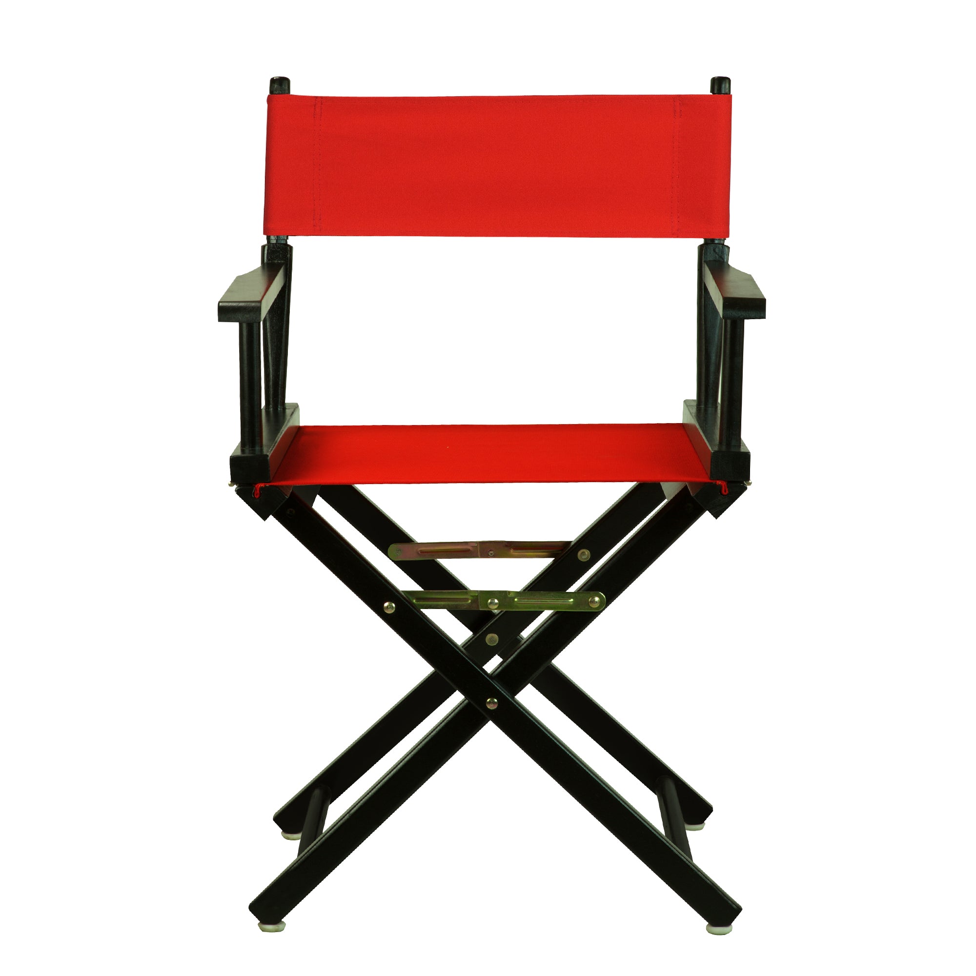 18' Director'S Chair Black Frame-Red Canvas