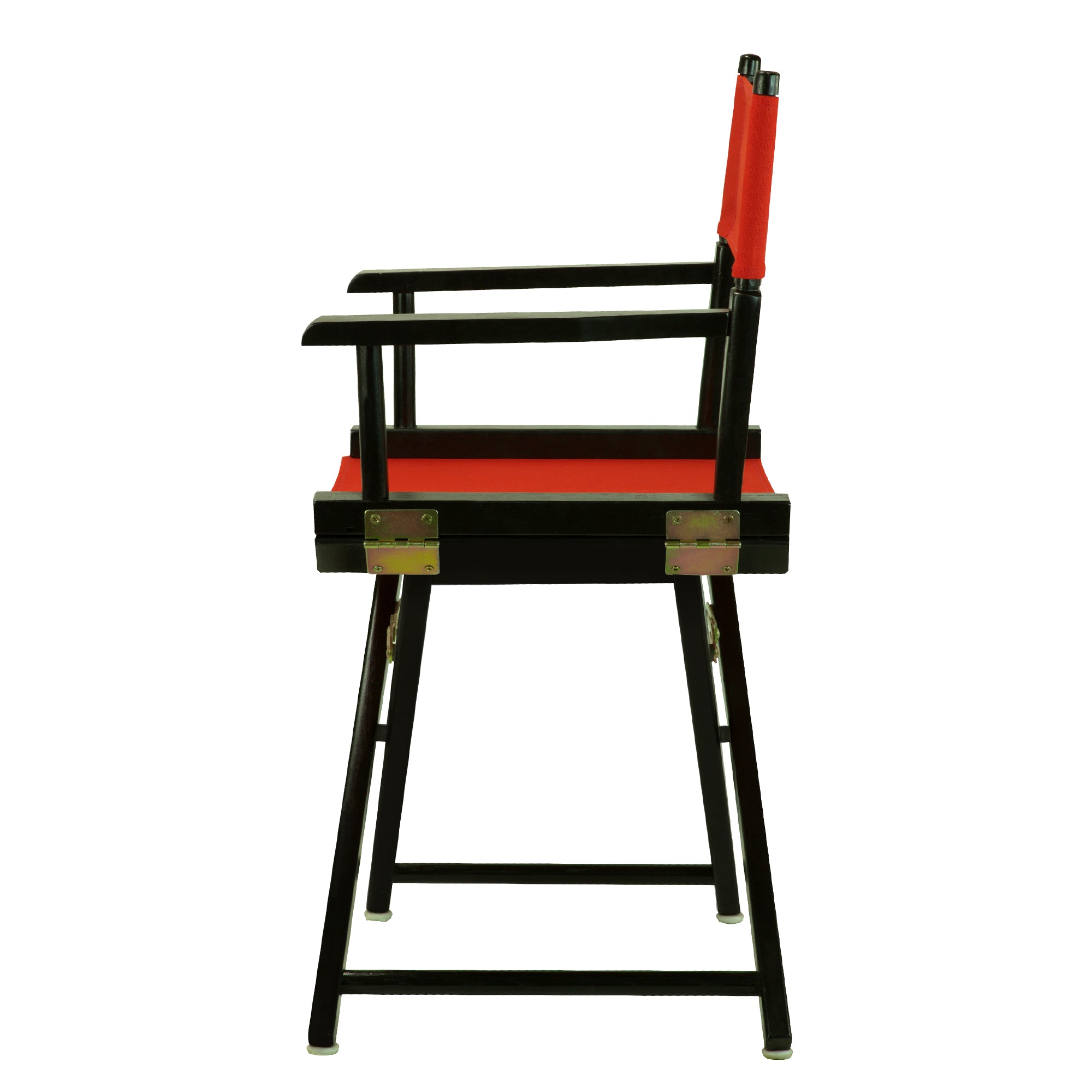 18' Director'S Chair Black Frame-Red Canvas