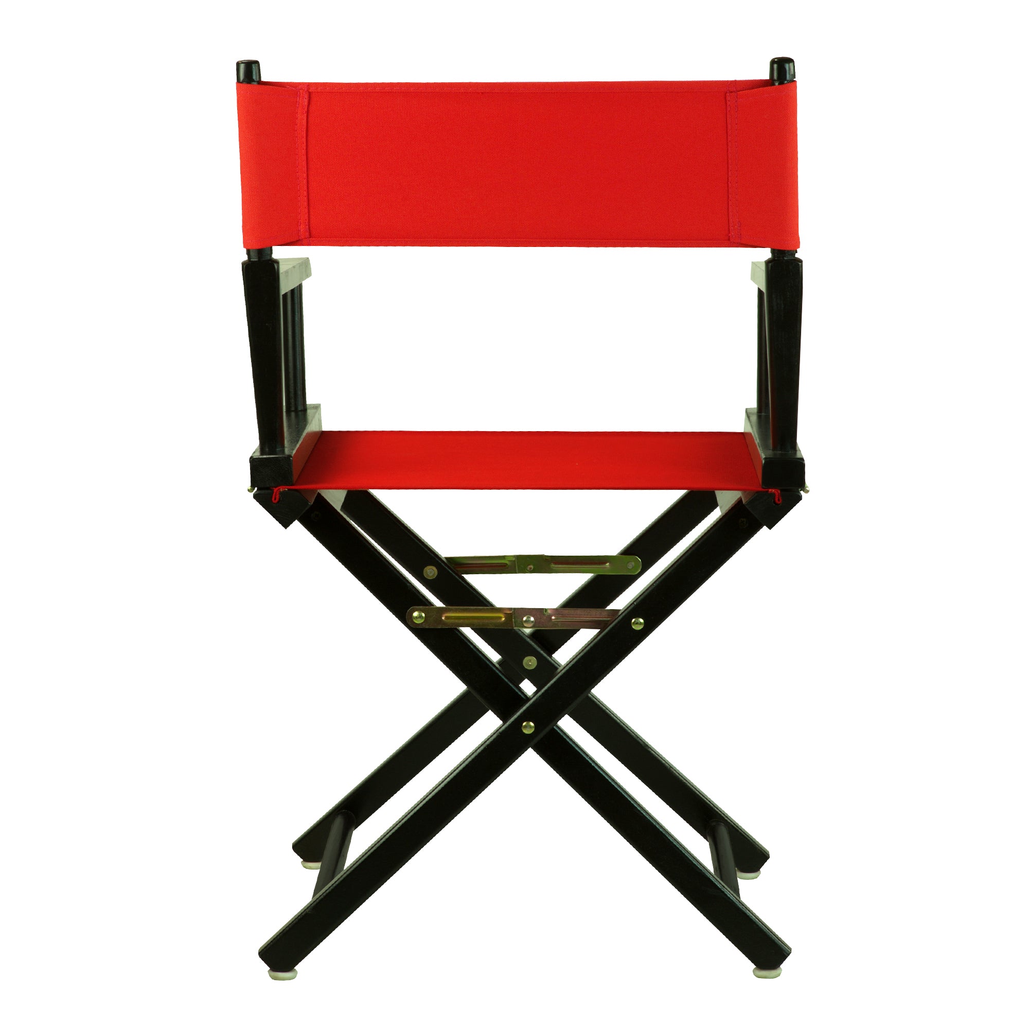 18' Director'S Chair Black Frame-Red Canvas