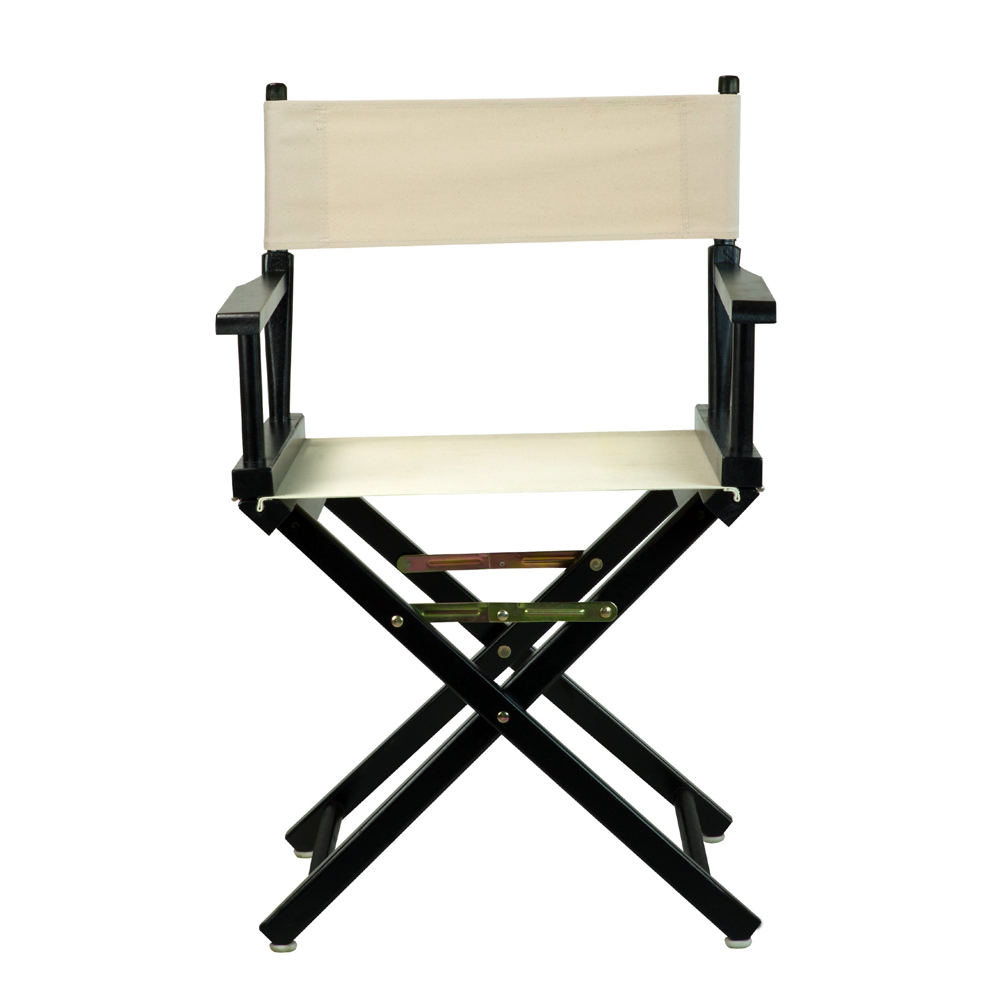 18' Director'S Chair Black Frame-Natural/Wheat Canvas
