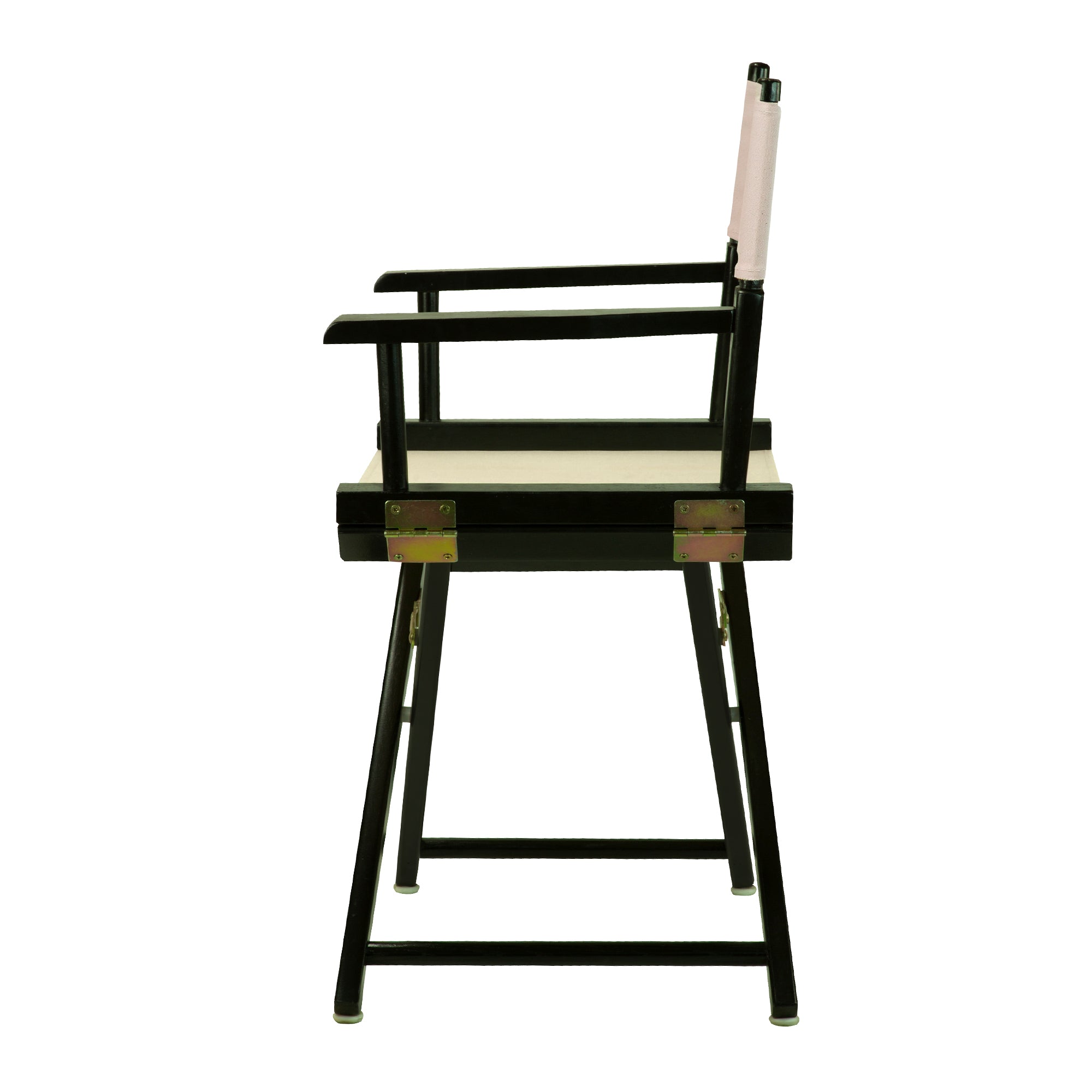 18' Director'S Chair Black Frame-Natural/Wheat Canvas