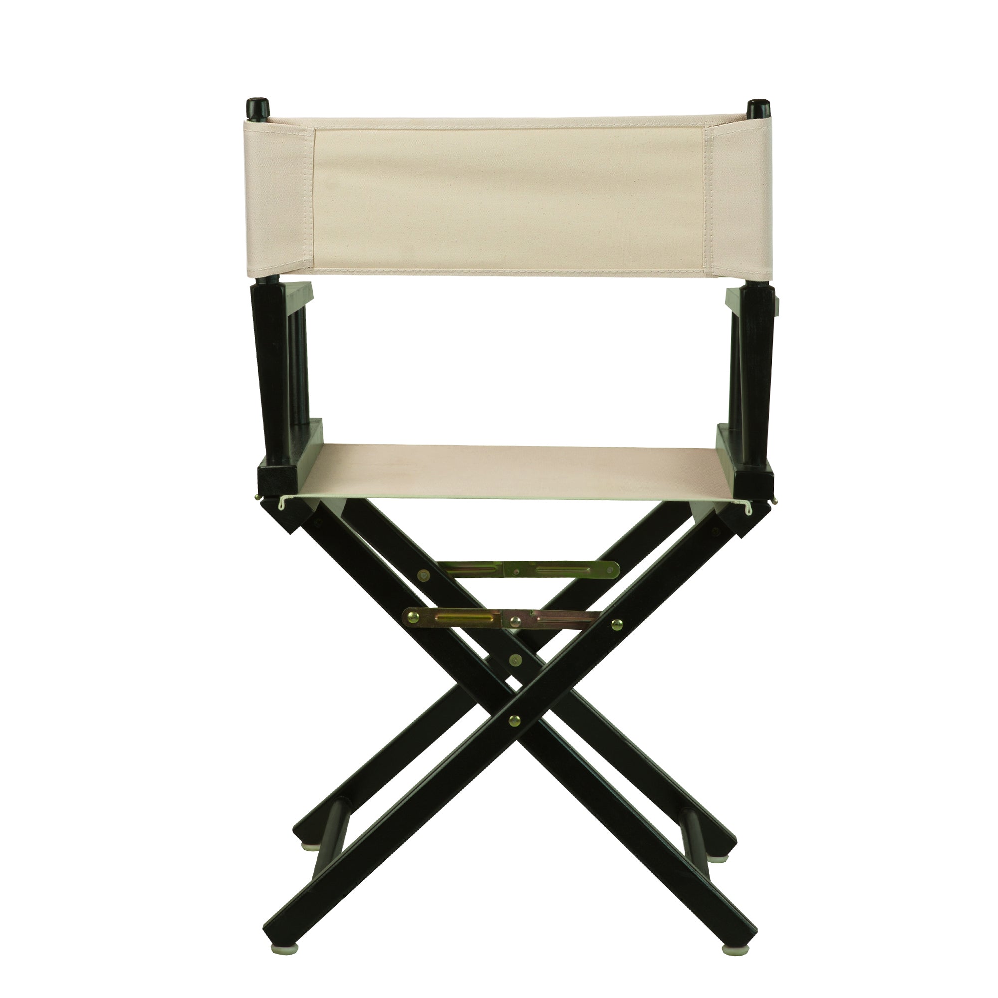 18' Director'S Chair Black Frame-Natural/Wheat Canvas