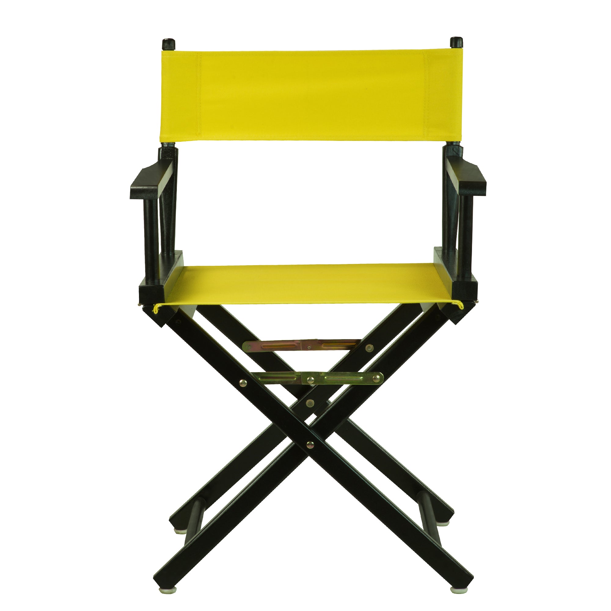 18' Director'S Chair Black Frame-Yellow Canvas