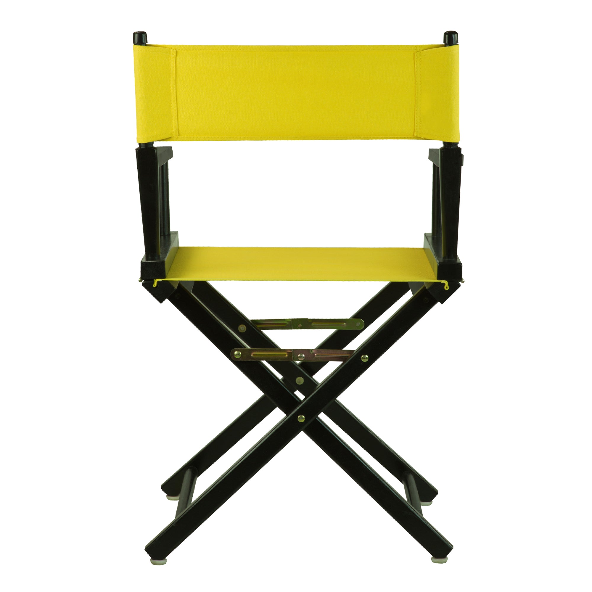 18' Director'S Chair Black Frame-Yellow Canvas
