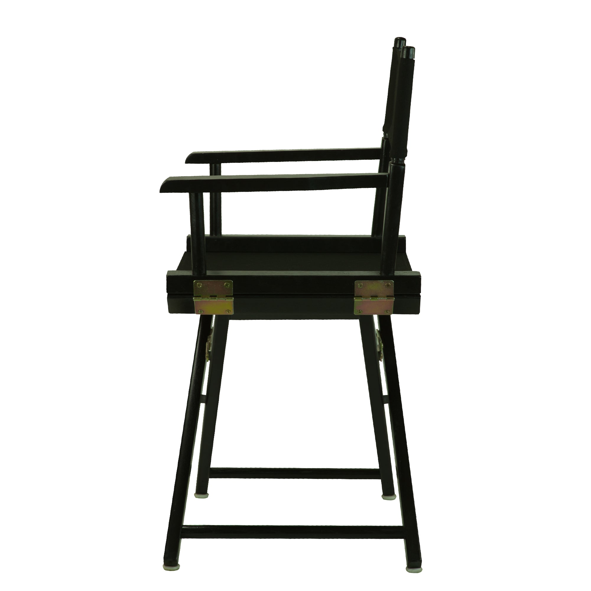 18' Director'S Chair Black Frame-Black Canvas
