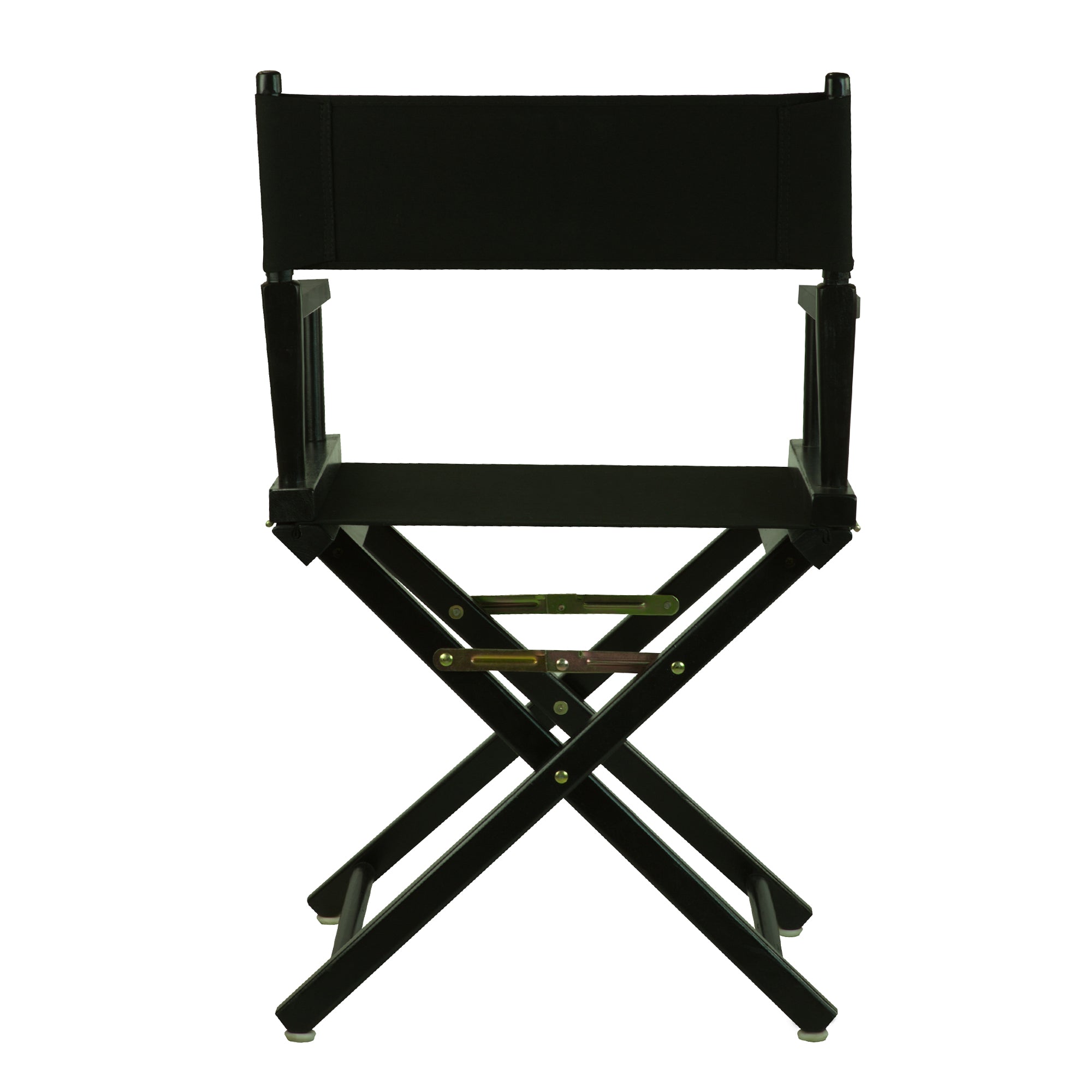 18' Director'S Chair Black Frame-Black Canvas