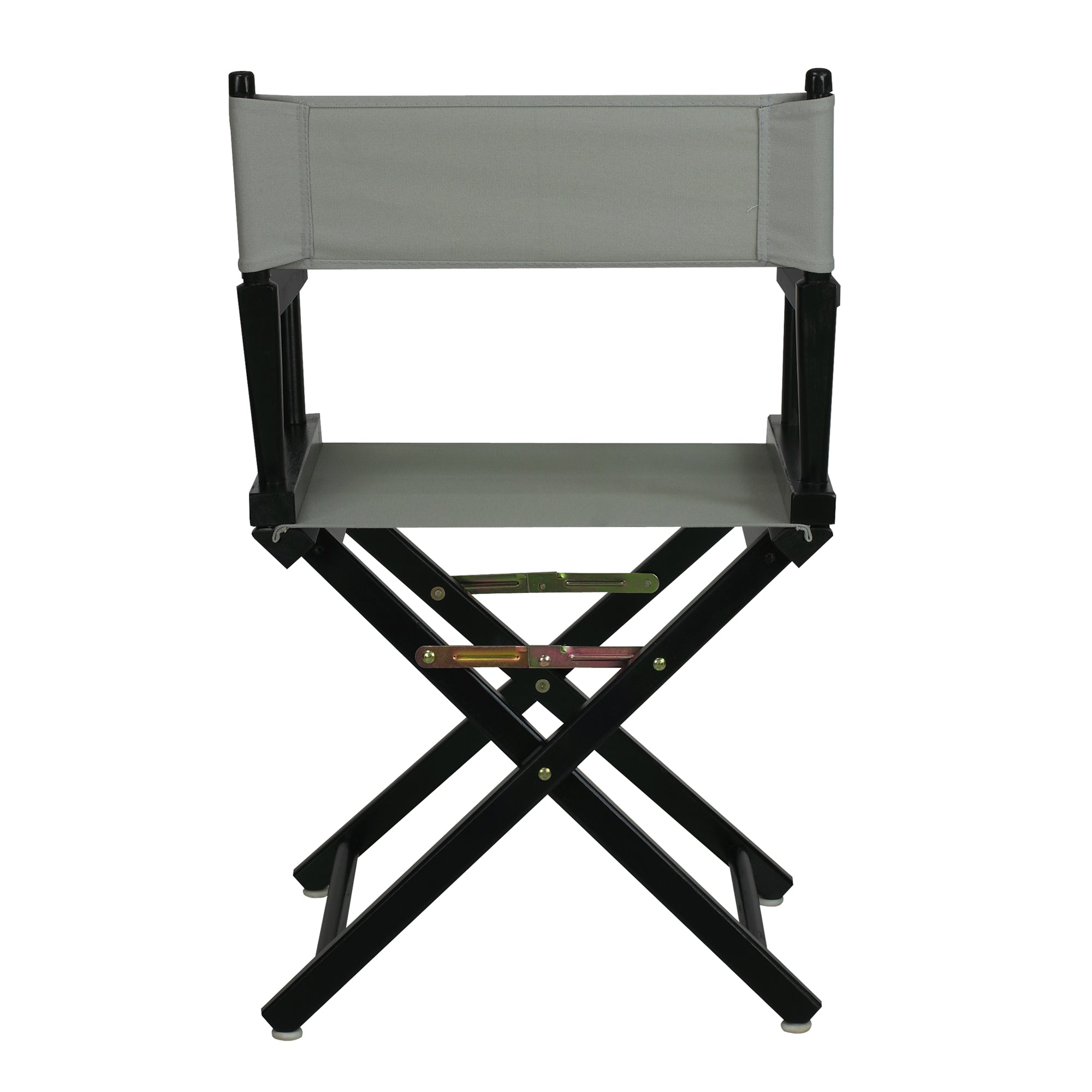 18' Director'S Chair Black Frame-Gray Canvas