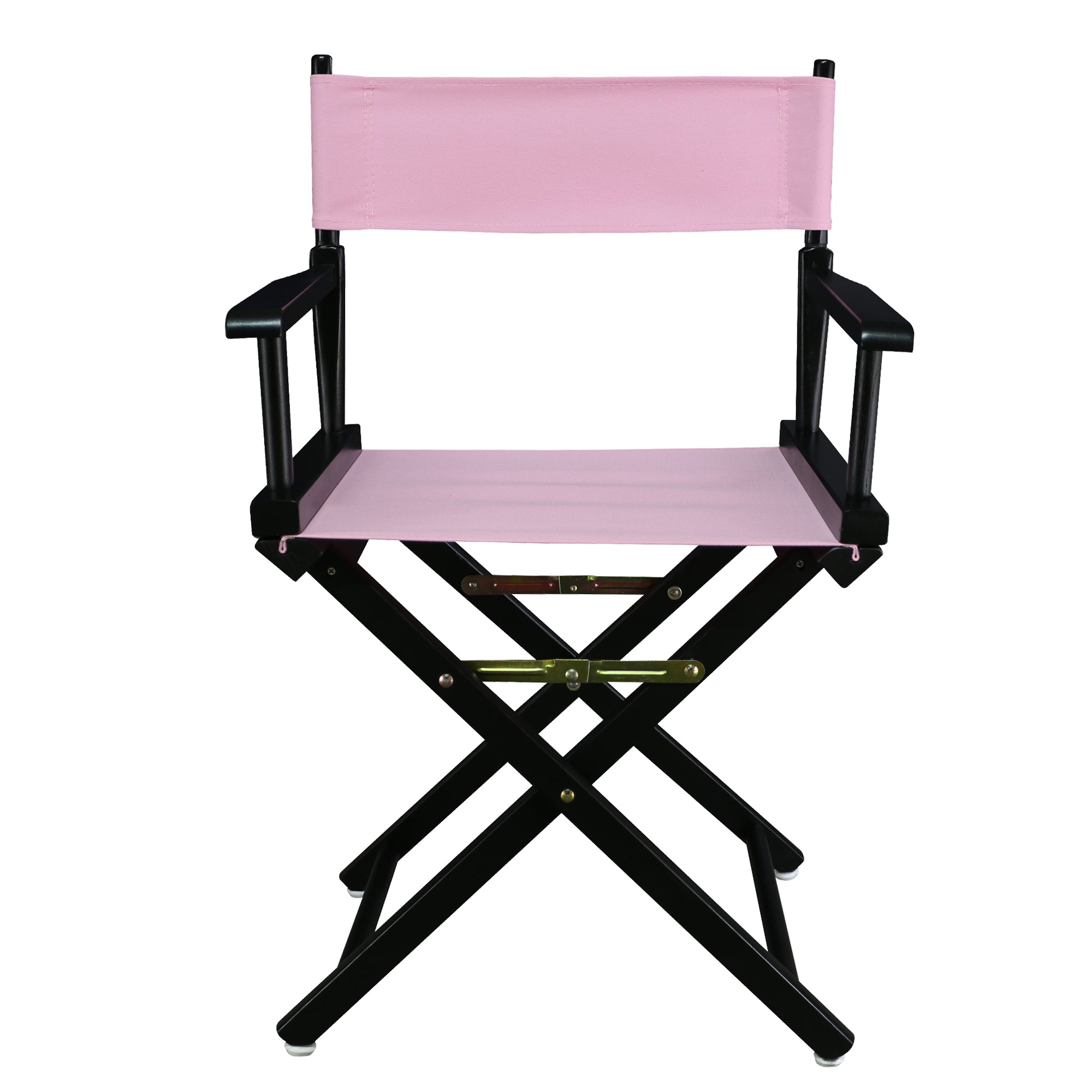 18' Director'S Chair Black Frame-Pink Canvas