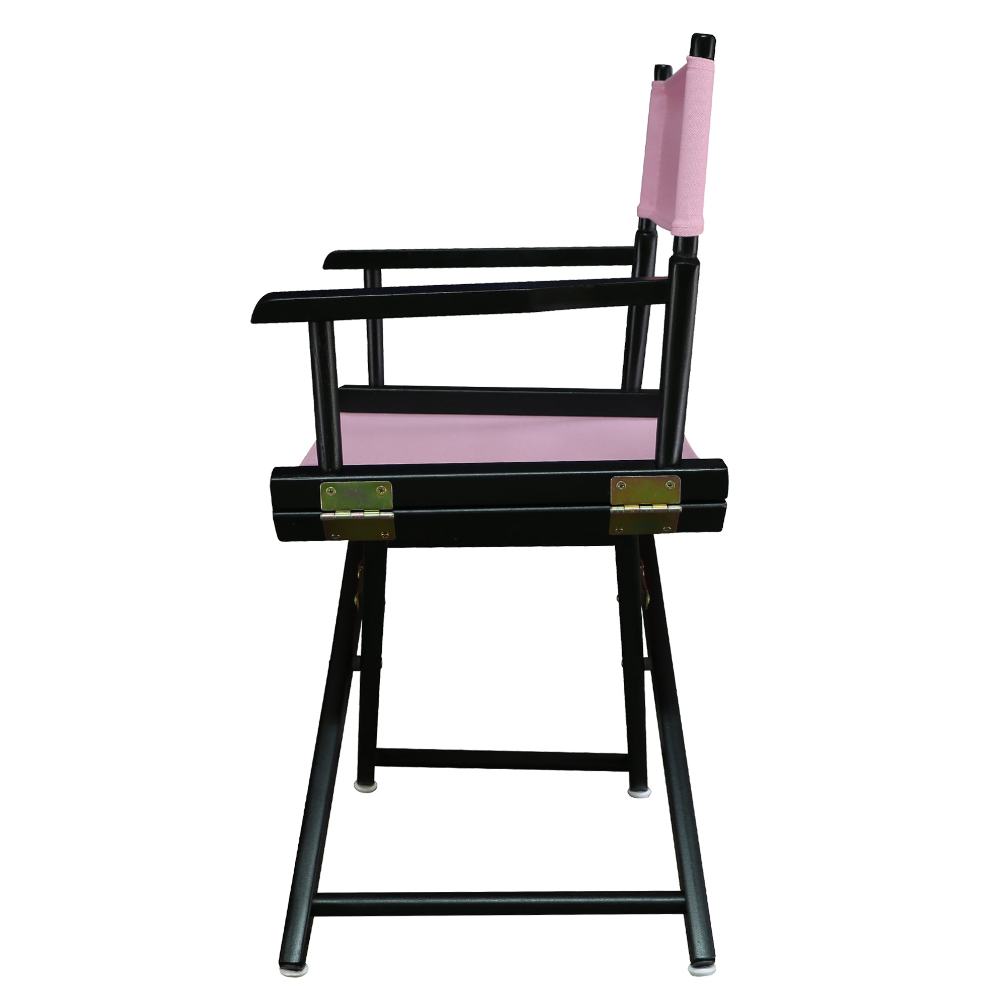 18' Director'S Chair Black Frame-Pink Canvas