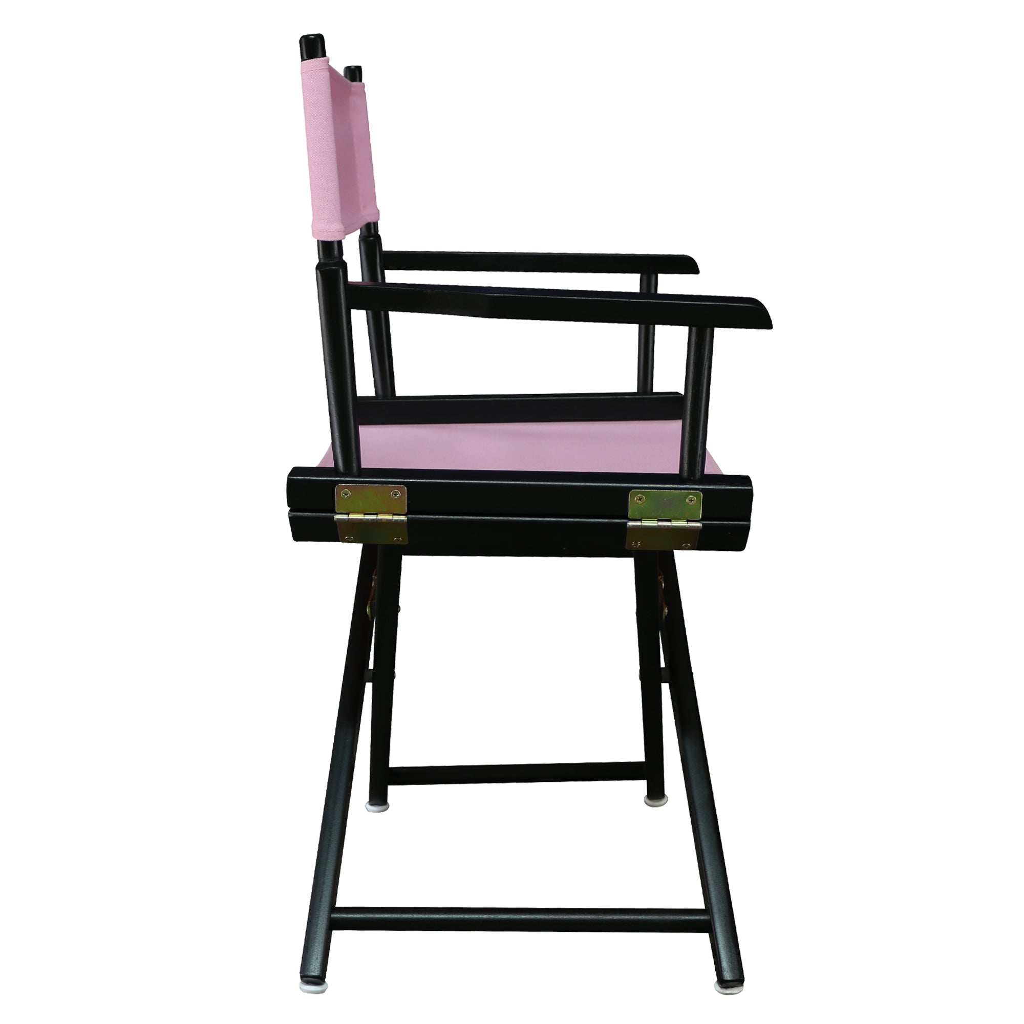 18' Director'S Chair Black Frame-Pink Canvas