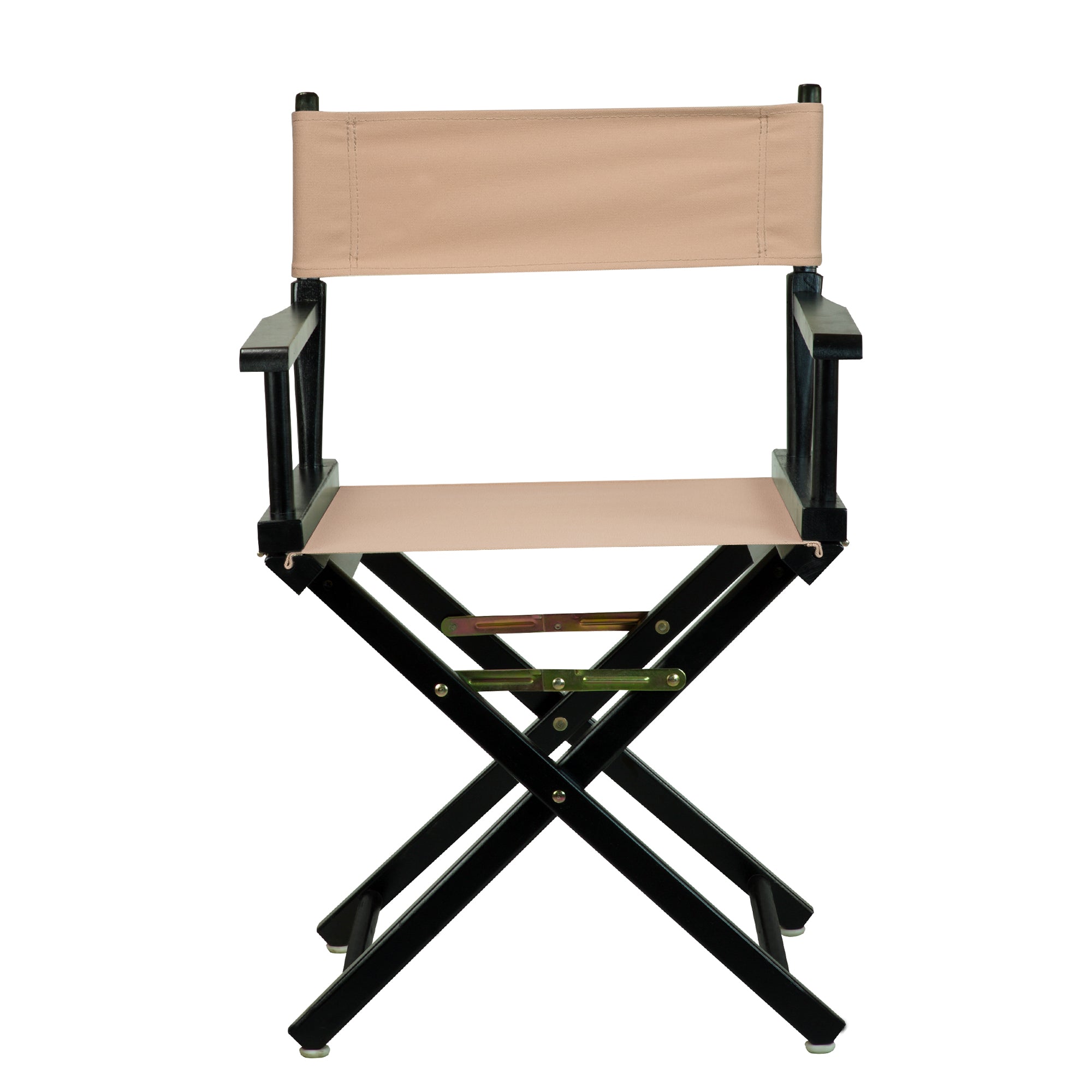 18' Director'S Chair Black Frame-Tan Canvas