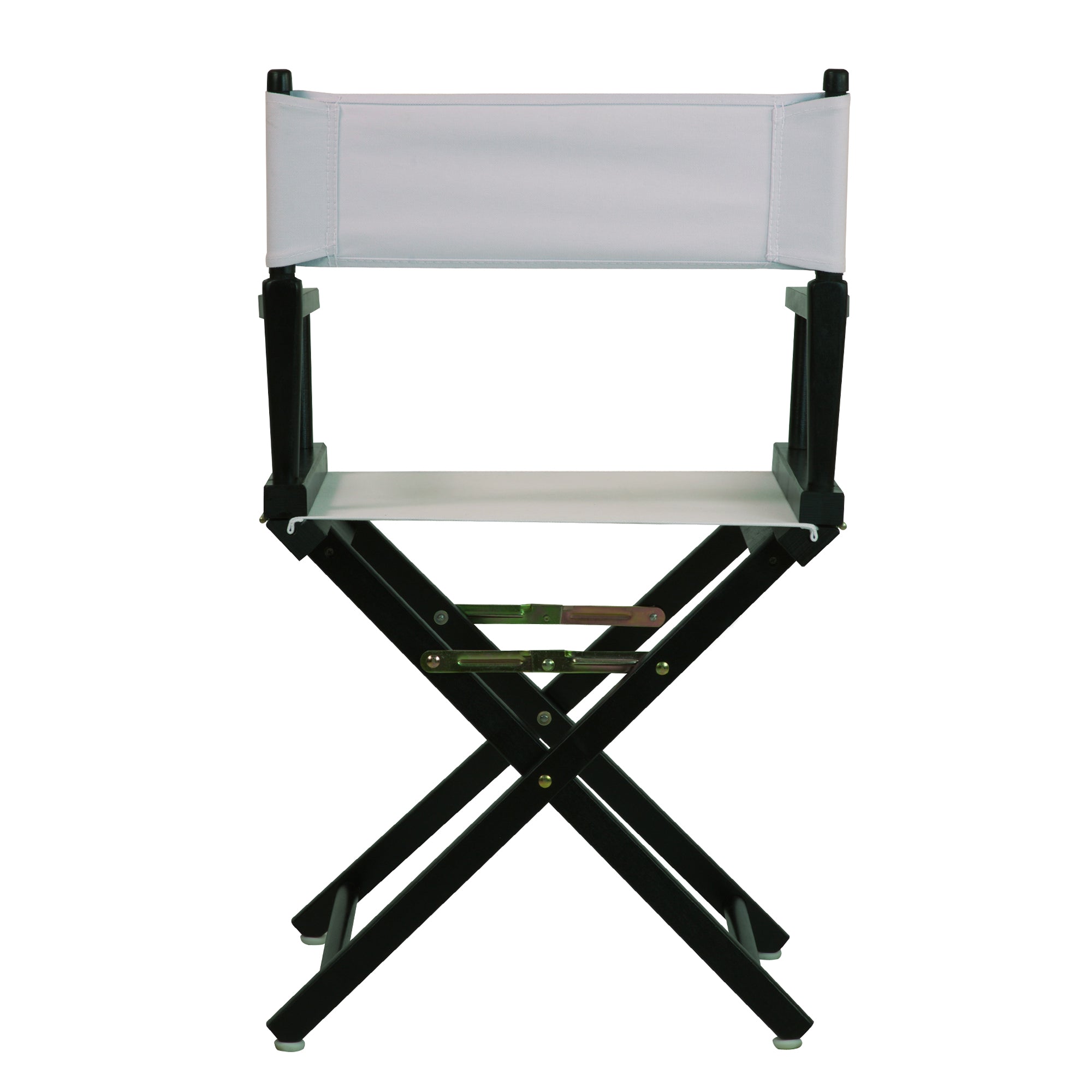 18' Director'S Chair Black Frame-White Canvas