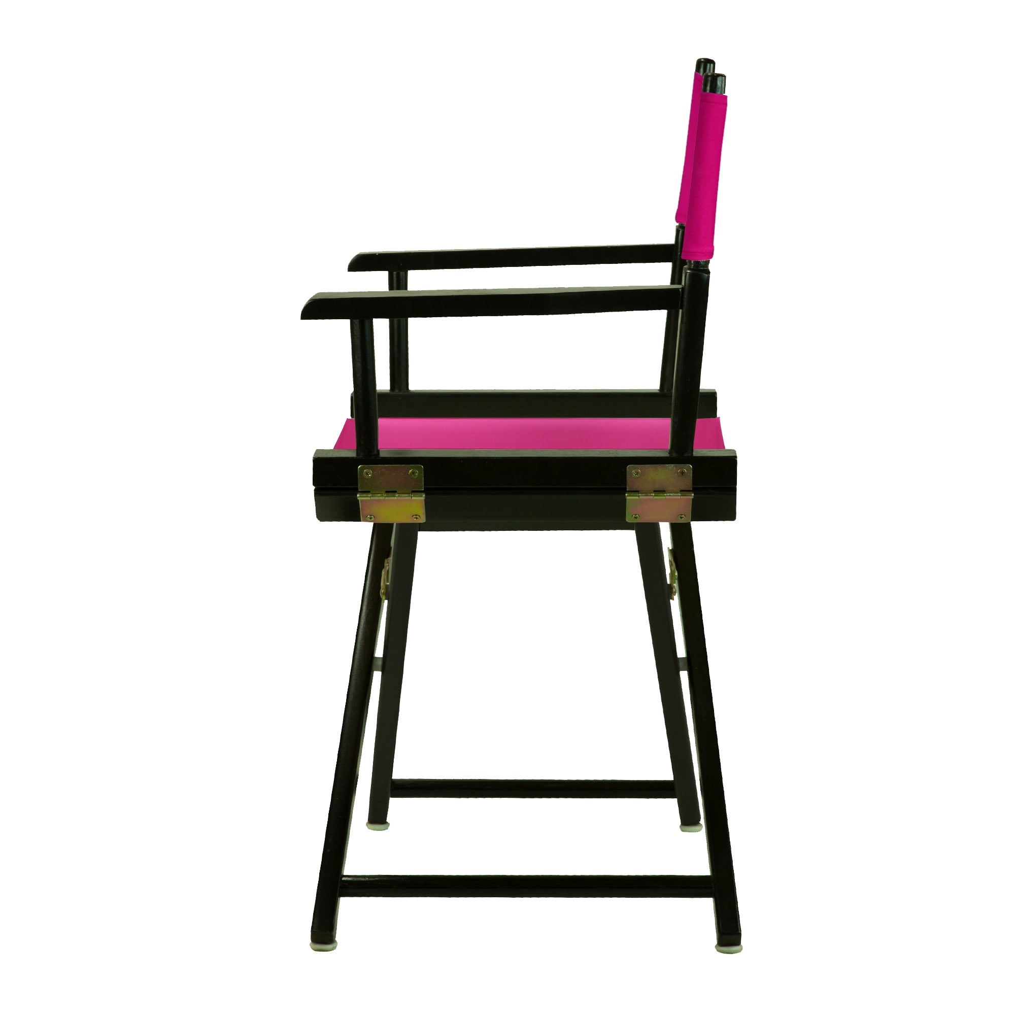 18' Director'S Chair Black Frame-Magenta Canvas