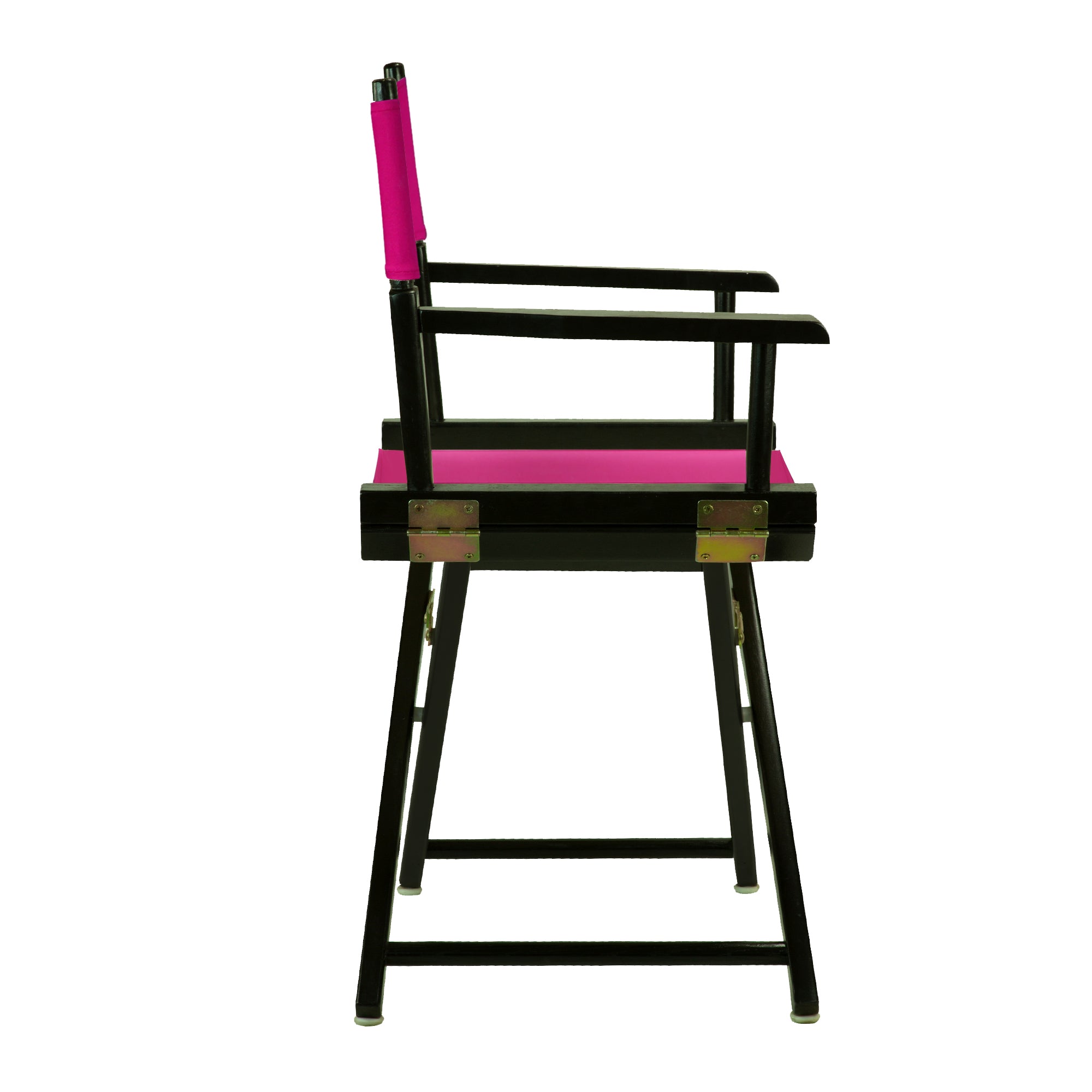 18' Director'S Chair Black Frame-Magenta Canvas
