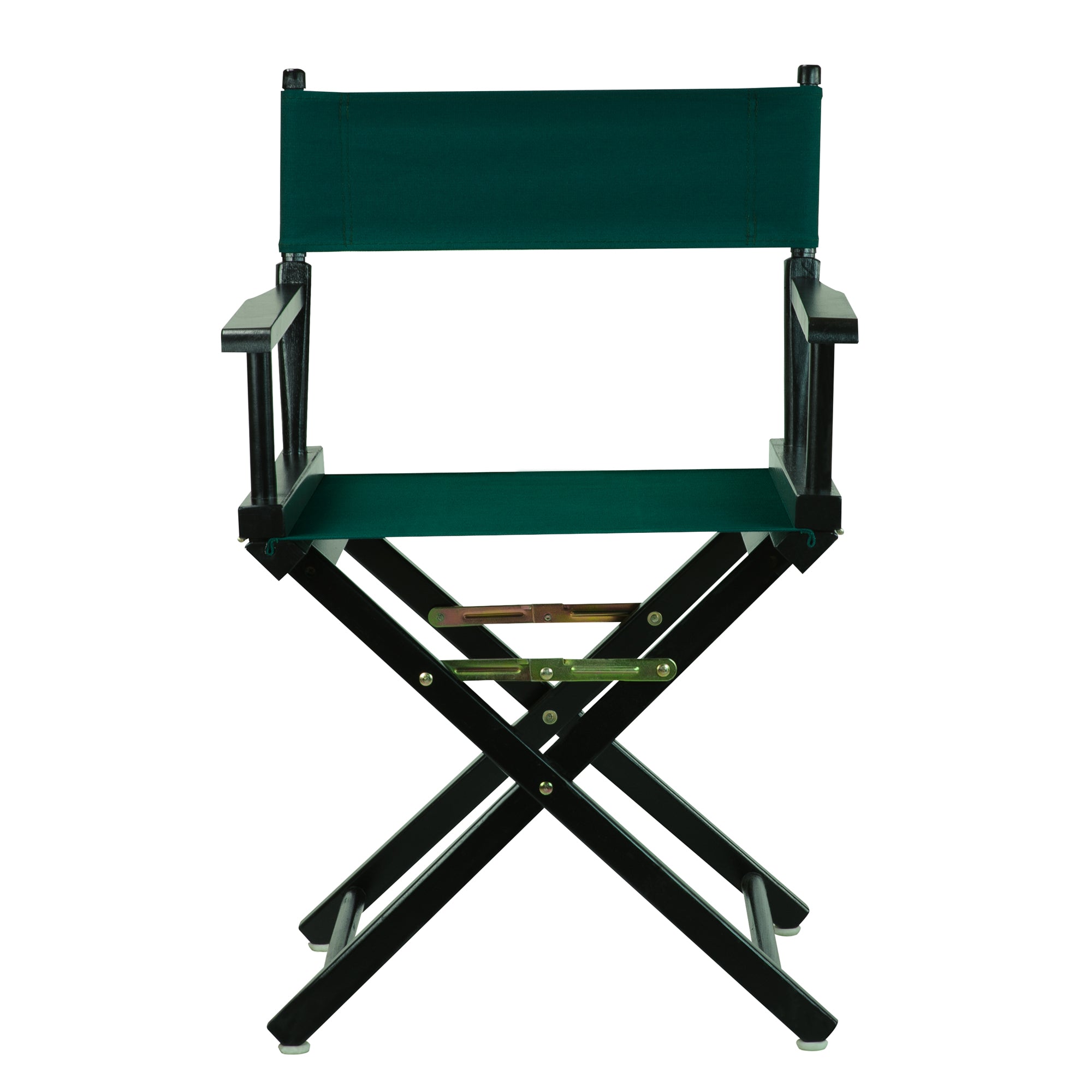 18' Director'S Chair Black Frame-Hunter Green Canvas