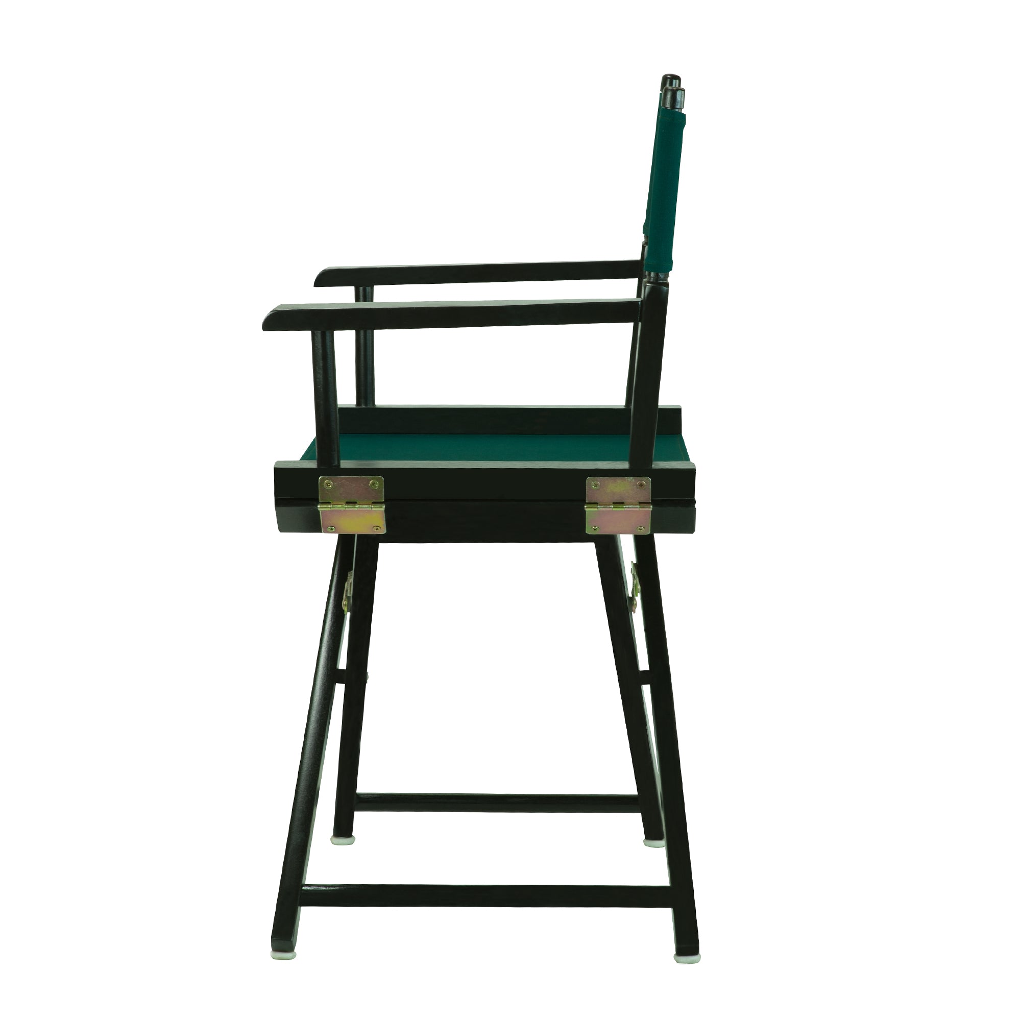 18' Director'S Chair Black Frame-Hunter Green Canvas