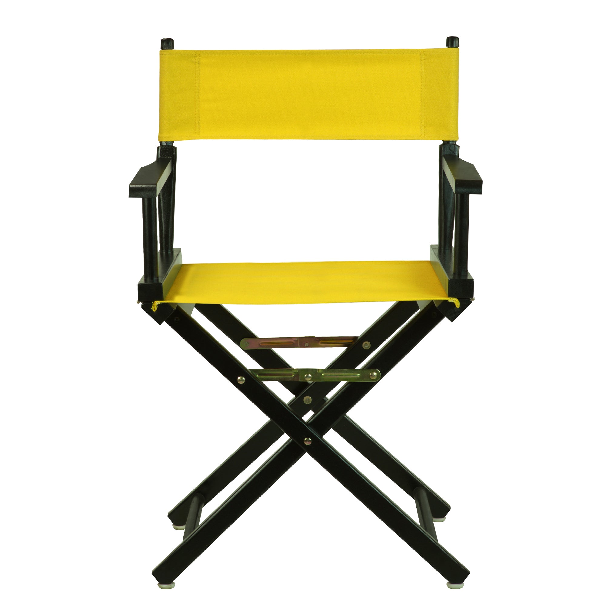 18' Director'S Chair Black Frame-Gold Canvas