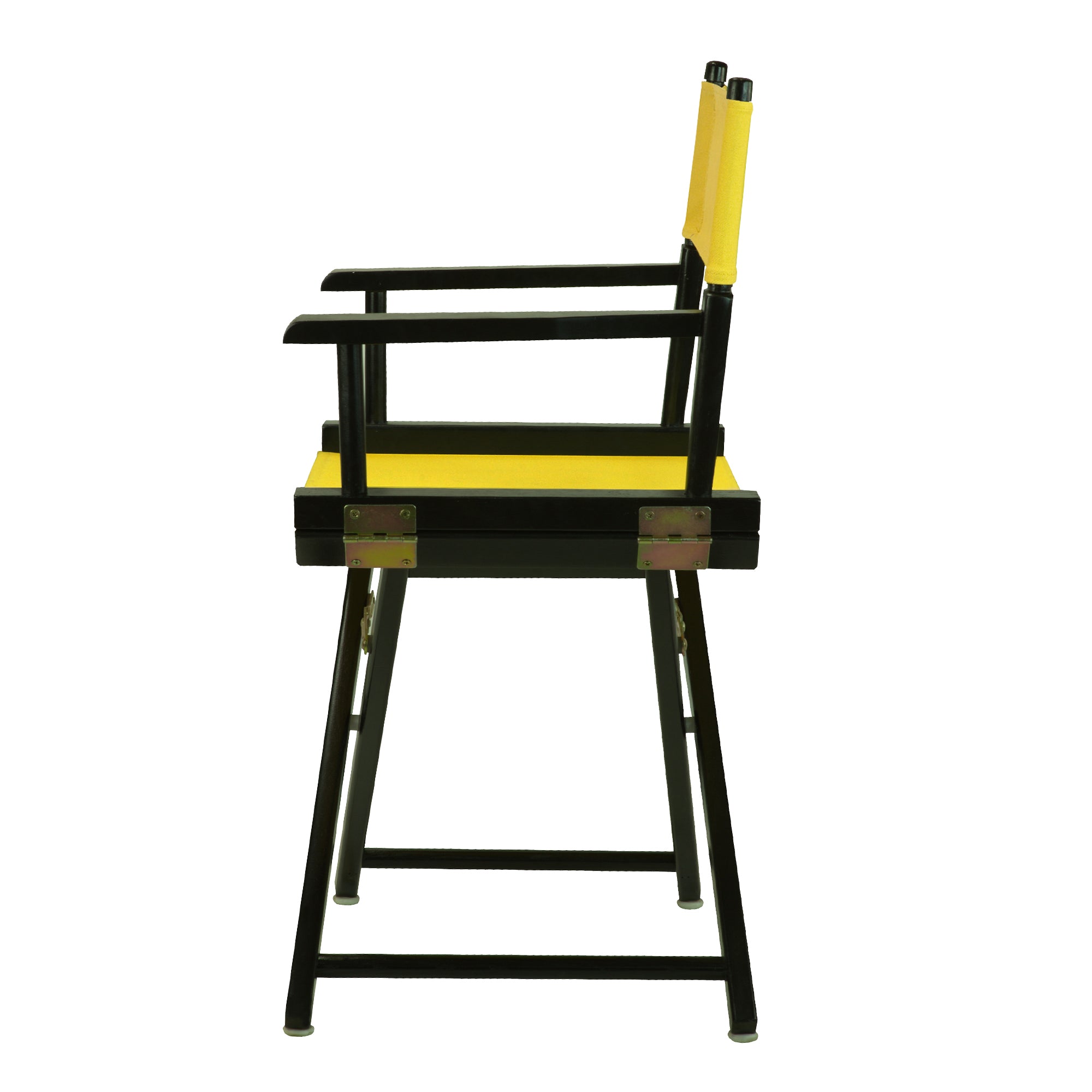 18' Director'S Chair Black Frame-Gold Canvas