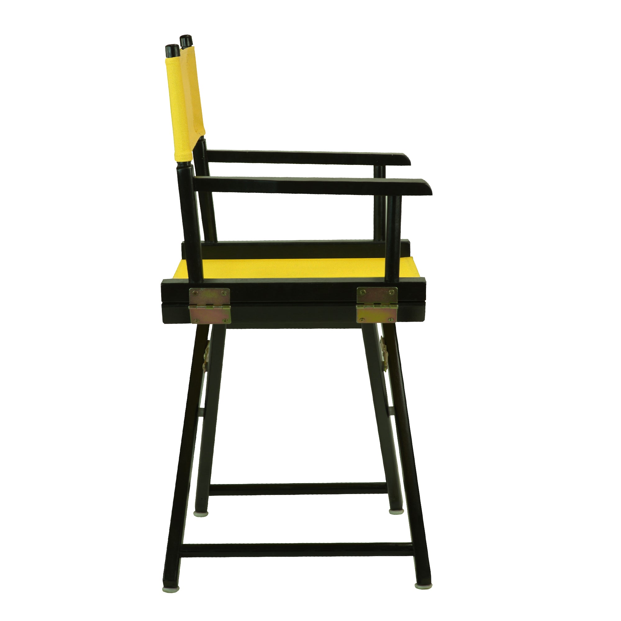 18' Director'S Chair Black Frame-Gold Canvas