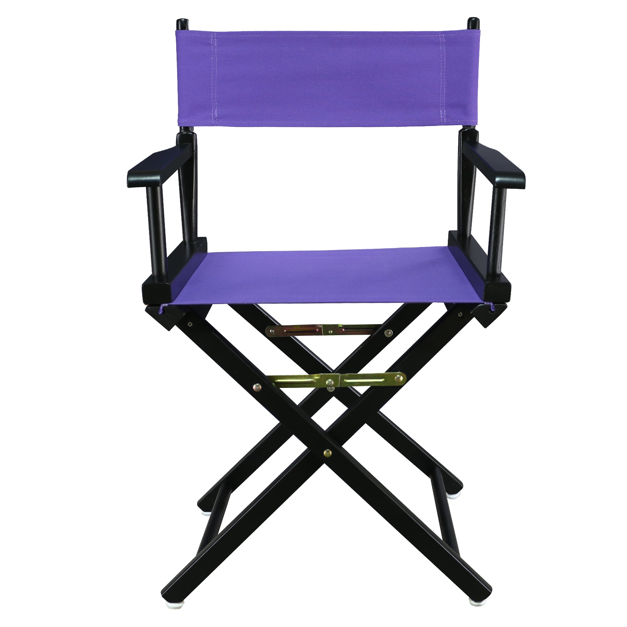 18' Director'S Chair Black Frame-Purple Canvas