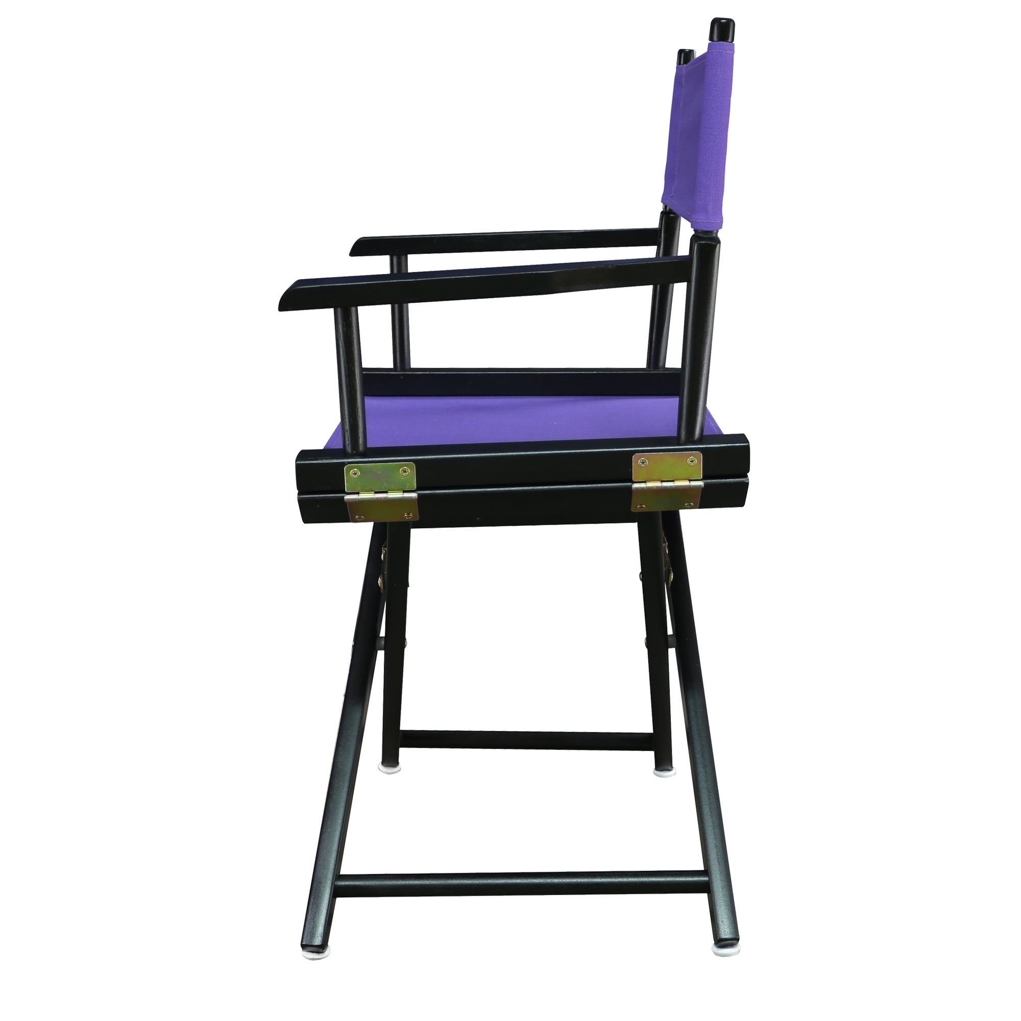 18' Director'S Chair Black Frame-Purple Canvas