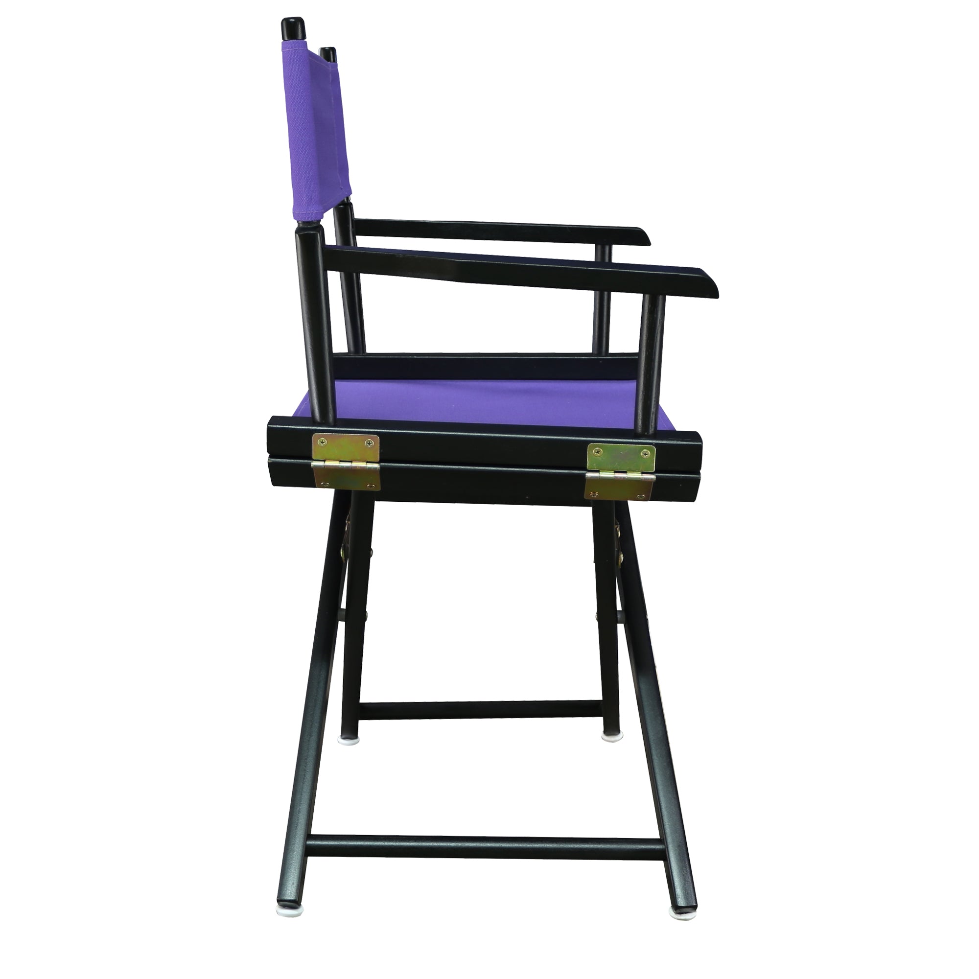 18' Director'S Chair Black Frame-Purple Canvas