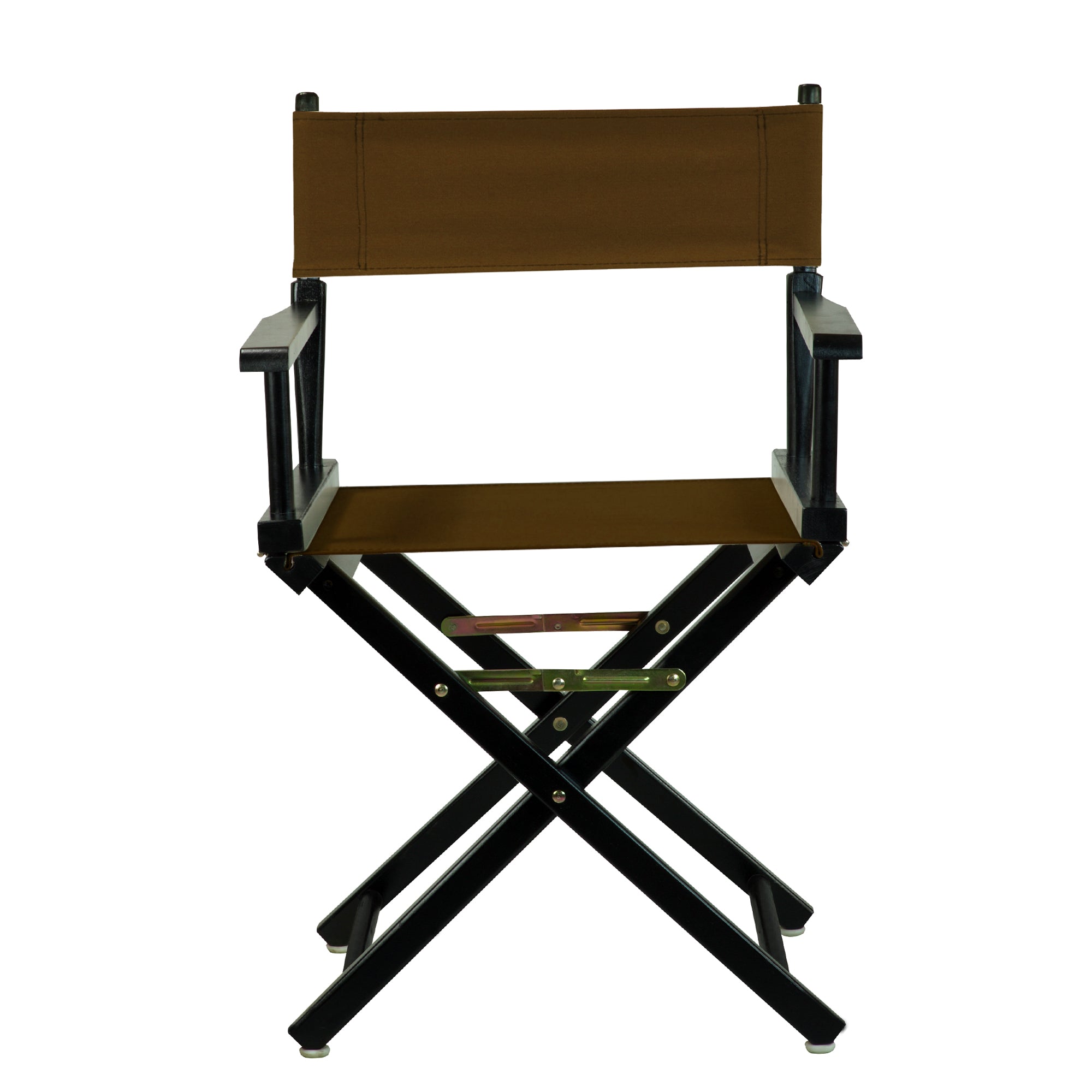 18' Director'S Chair Black Frame-Brown Canvas