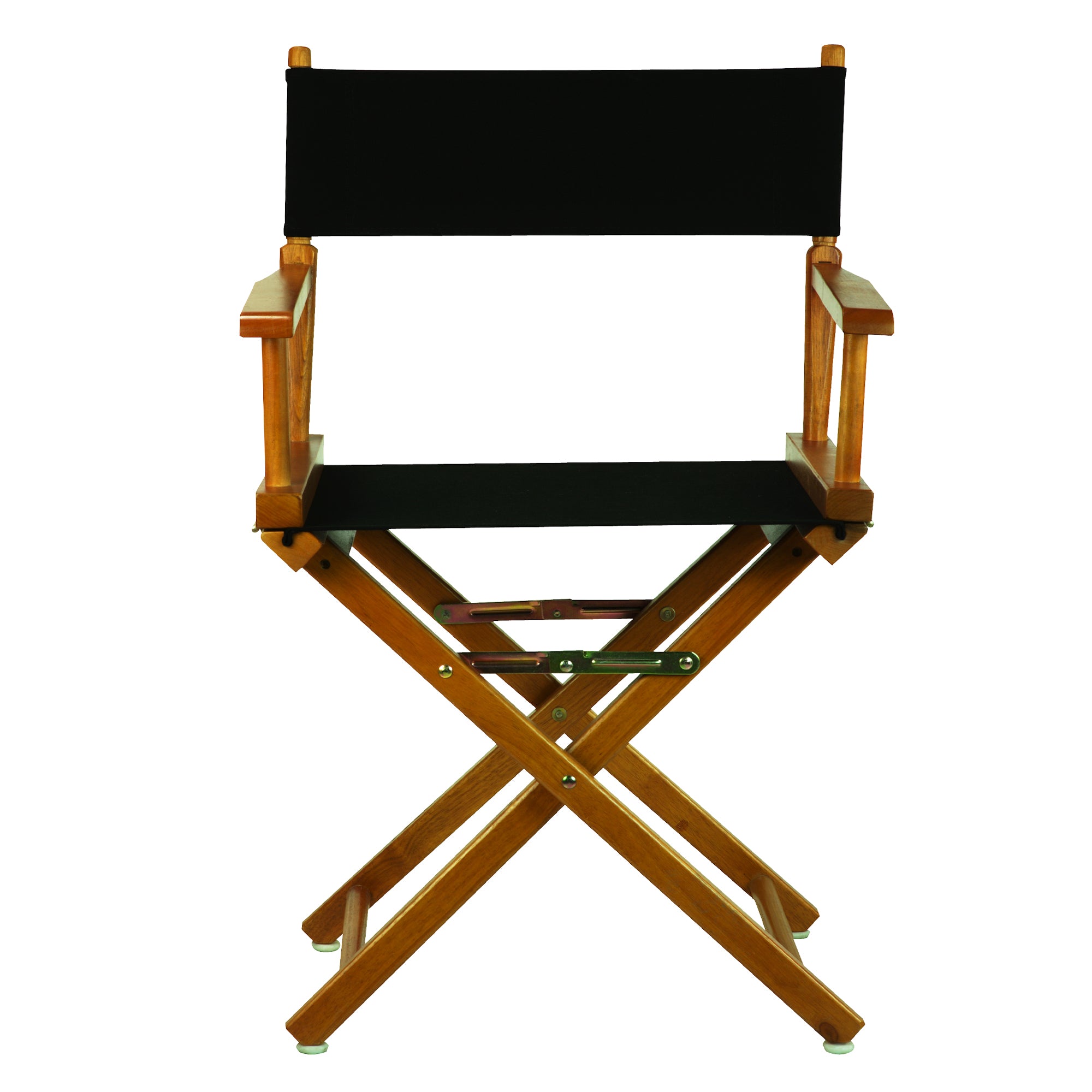 18' Director'S Chair Honey Oak Frame-Black Canvas