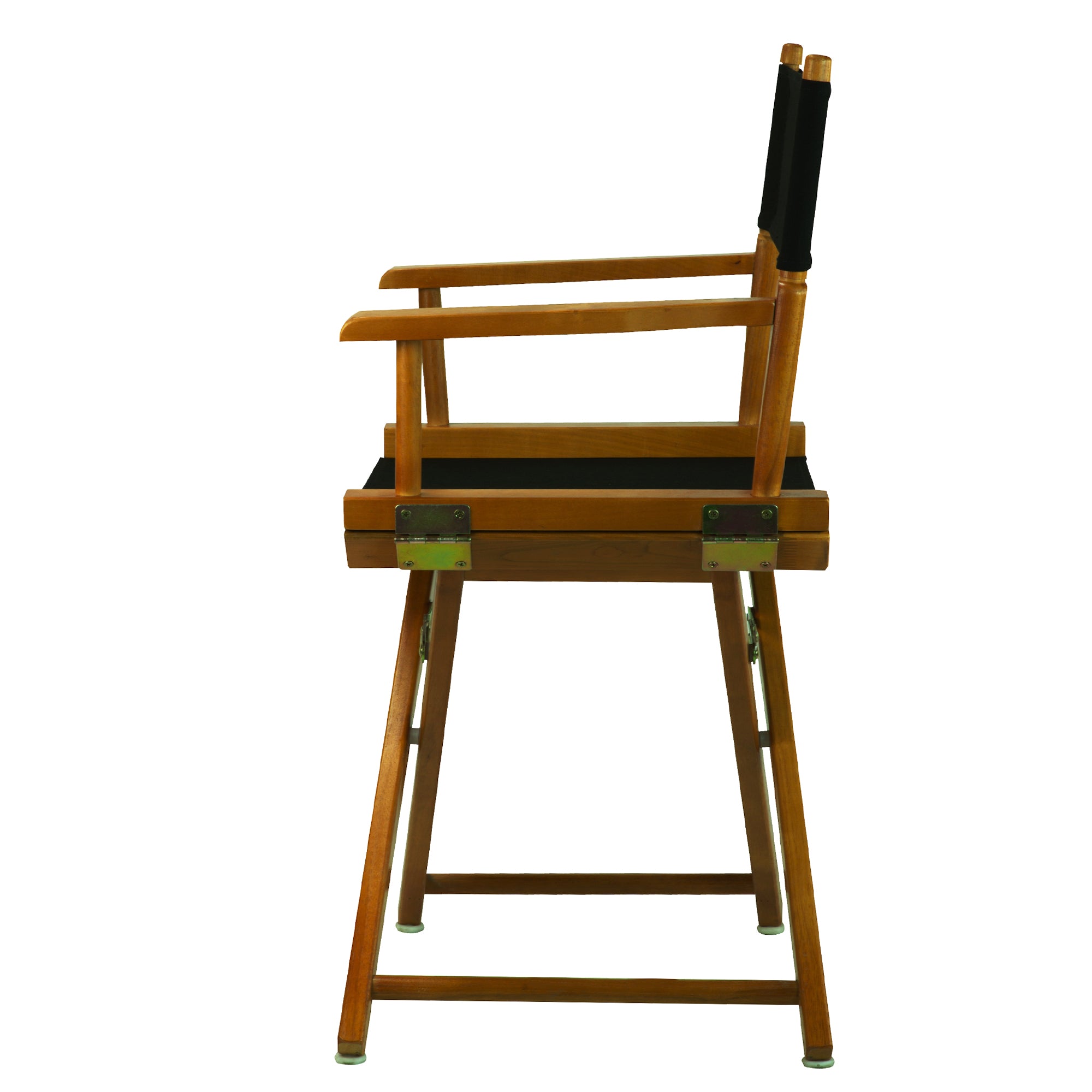 18' Director'S Chair Honey Oak Frame-Black Canvas
