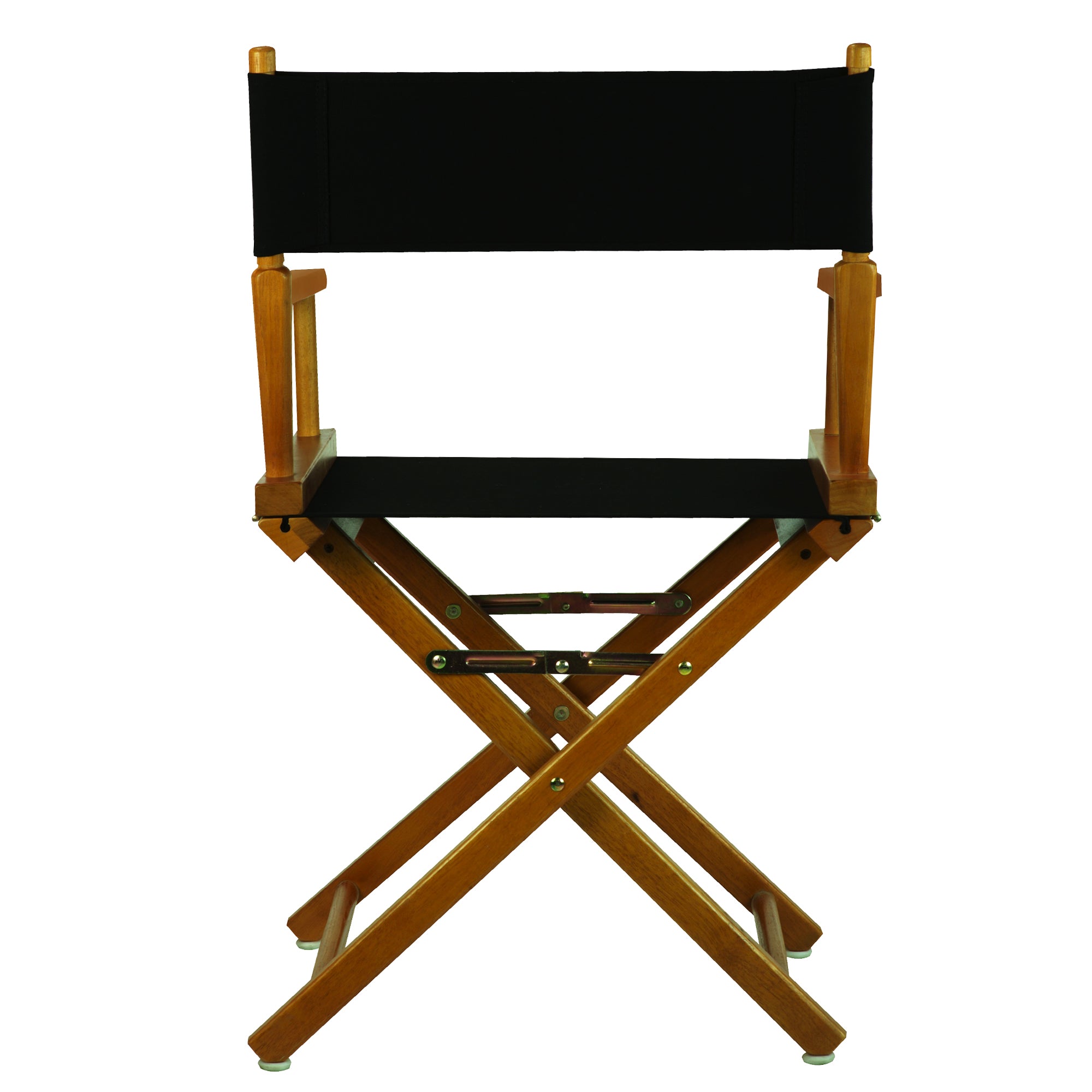 18' Director'S Chair Honey Oak Frame-Black Canvas