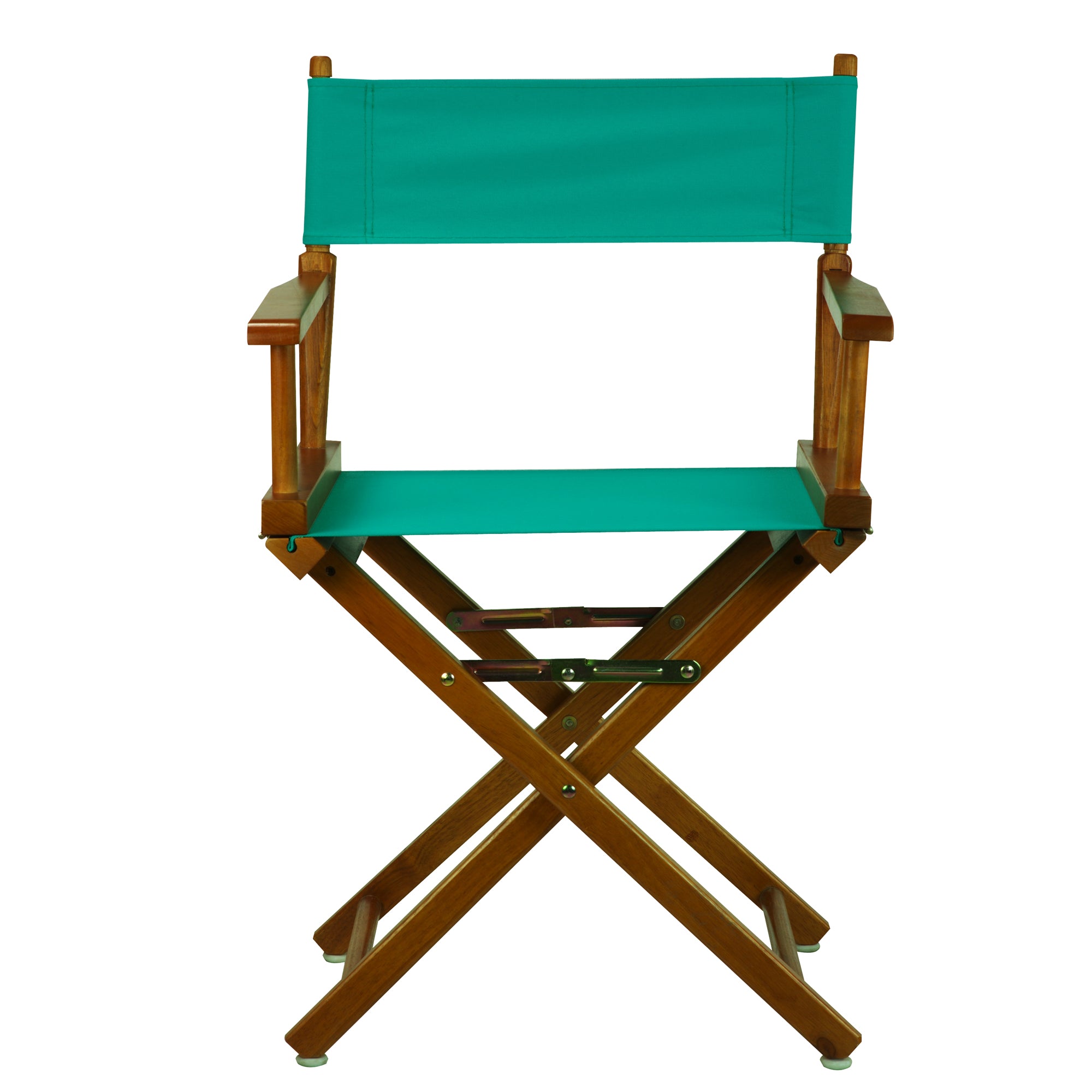 18' Director'S Chair Honey Oak Frame-Teal Canvas