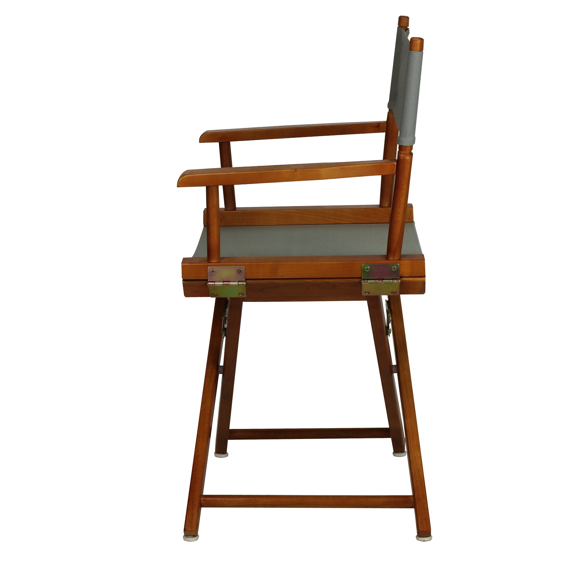 18' Director'S Chair Honey Oak Frame-Gray Canvas