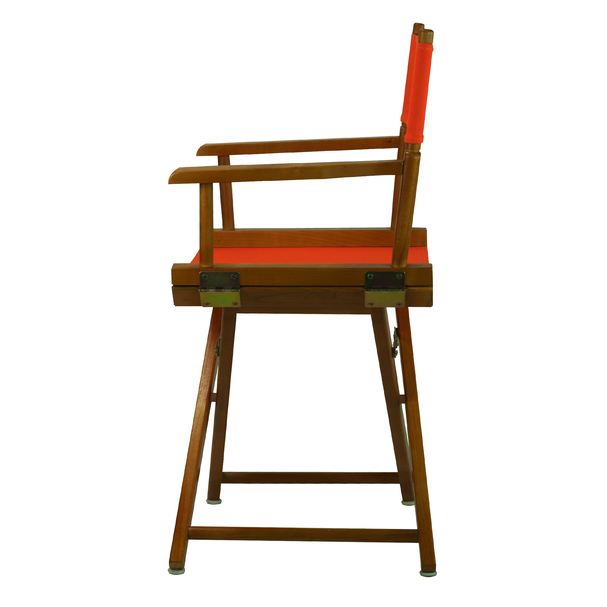 18' Director'S Chair Honey Oak Frame-Orange Canvas
