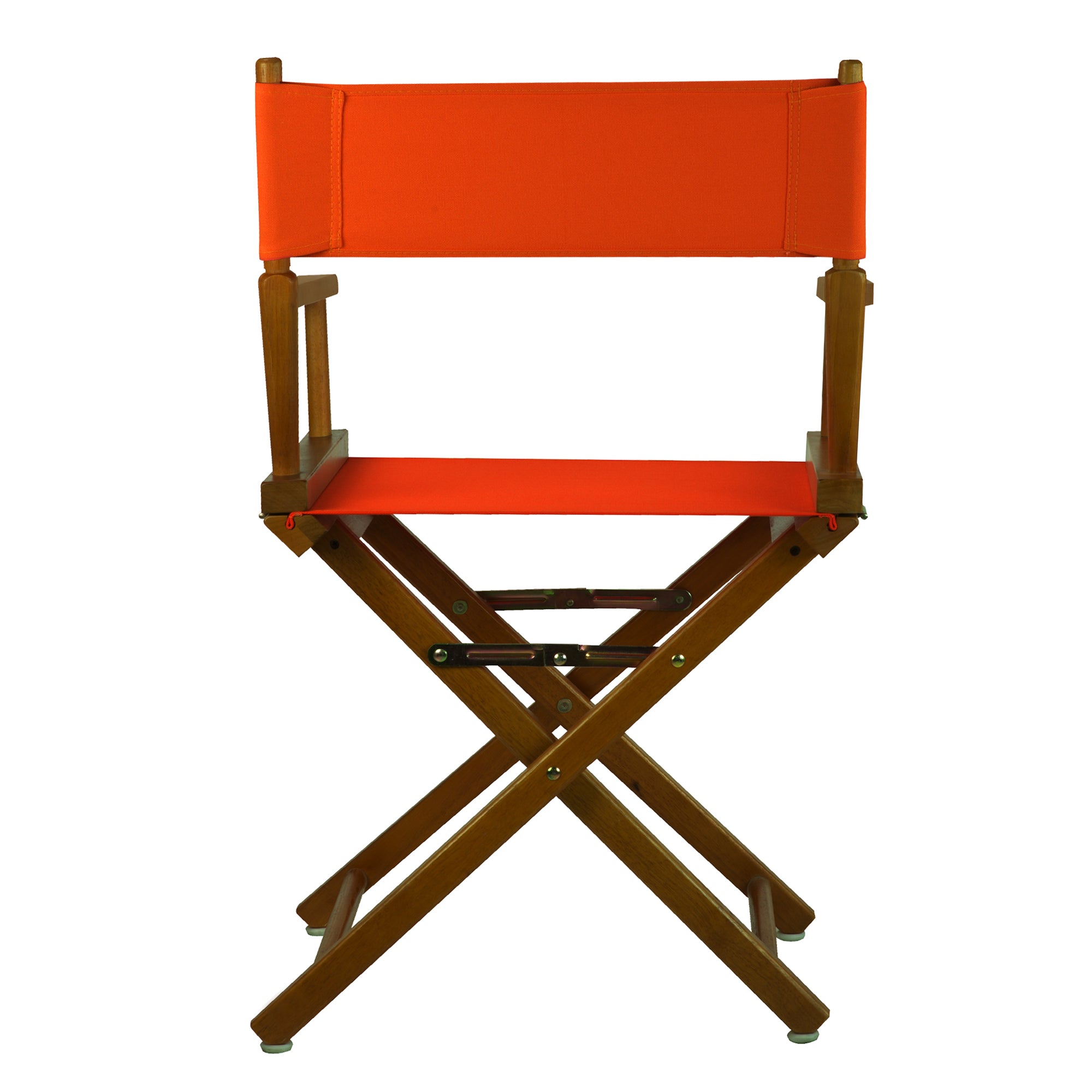 18' Director'S Chair Honey Oak Frame-Orange Canvas