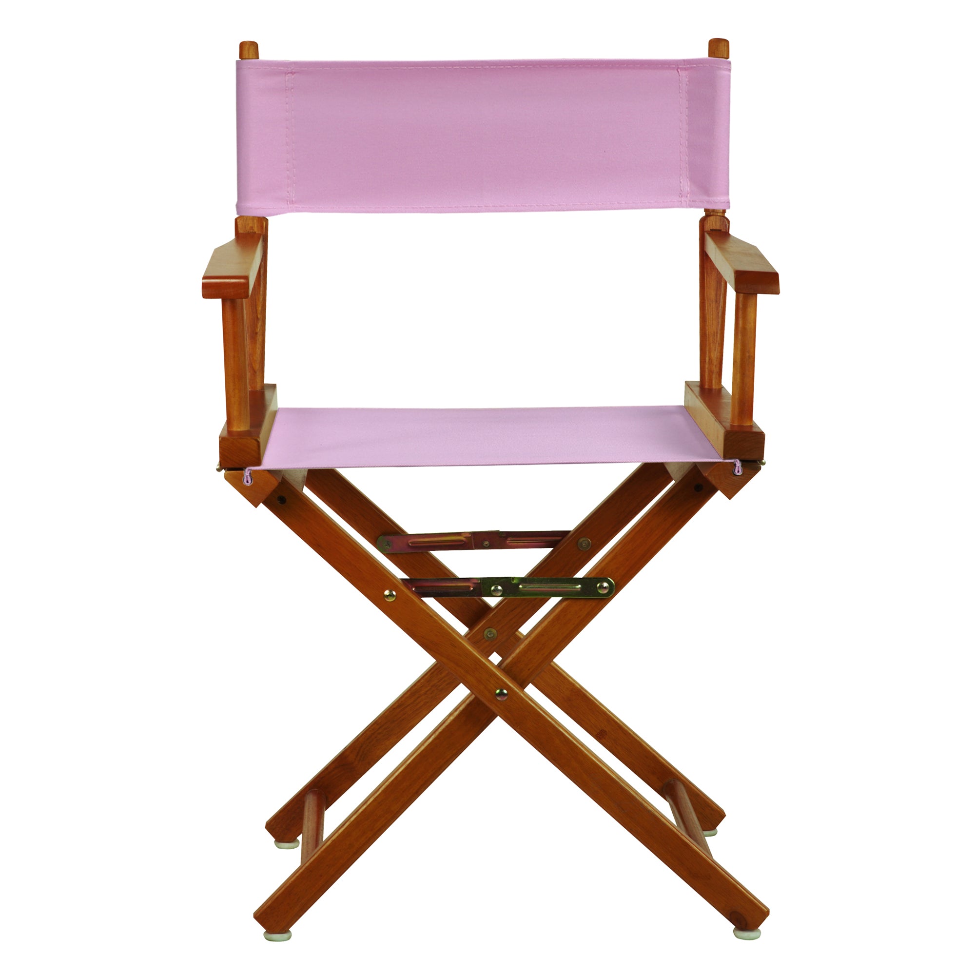 18' Director'S Chair Honey Oak Frame-Pink Canvas