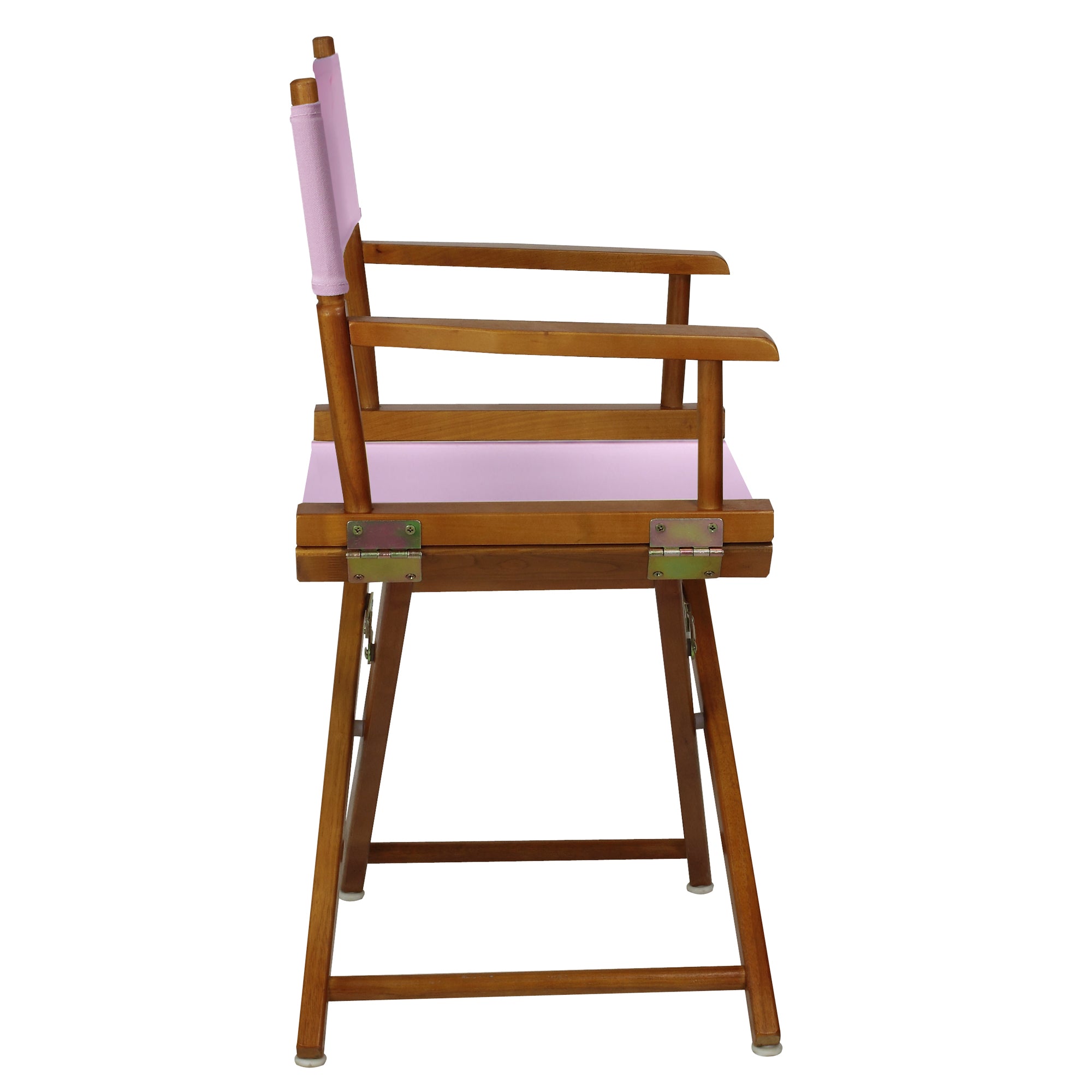 18' Director'S Chair Honey Oak Frame-Pink Canvas