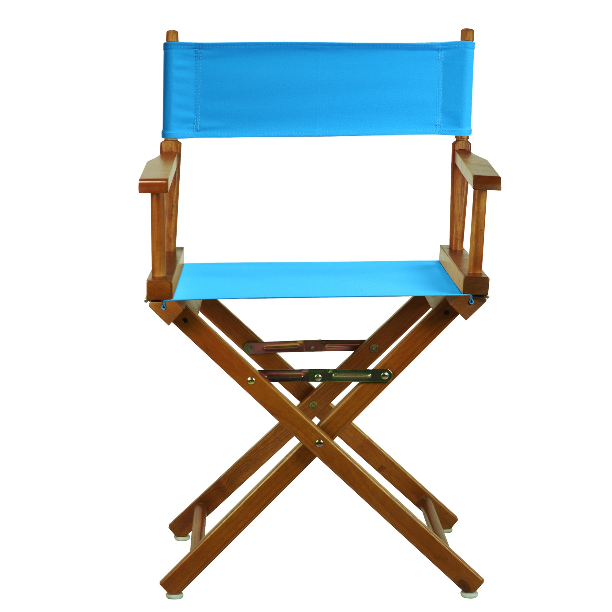 18' Director'S Chair Honey Oak Frame-Turquoise Canvas