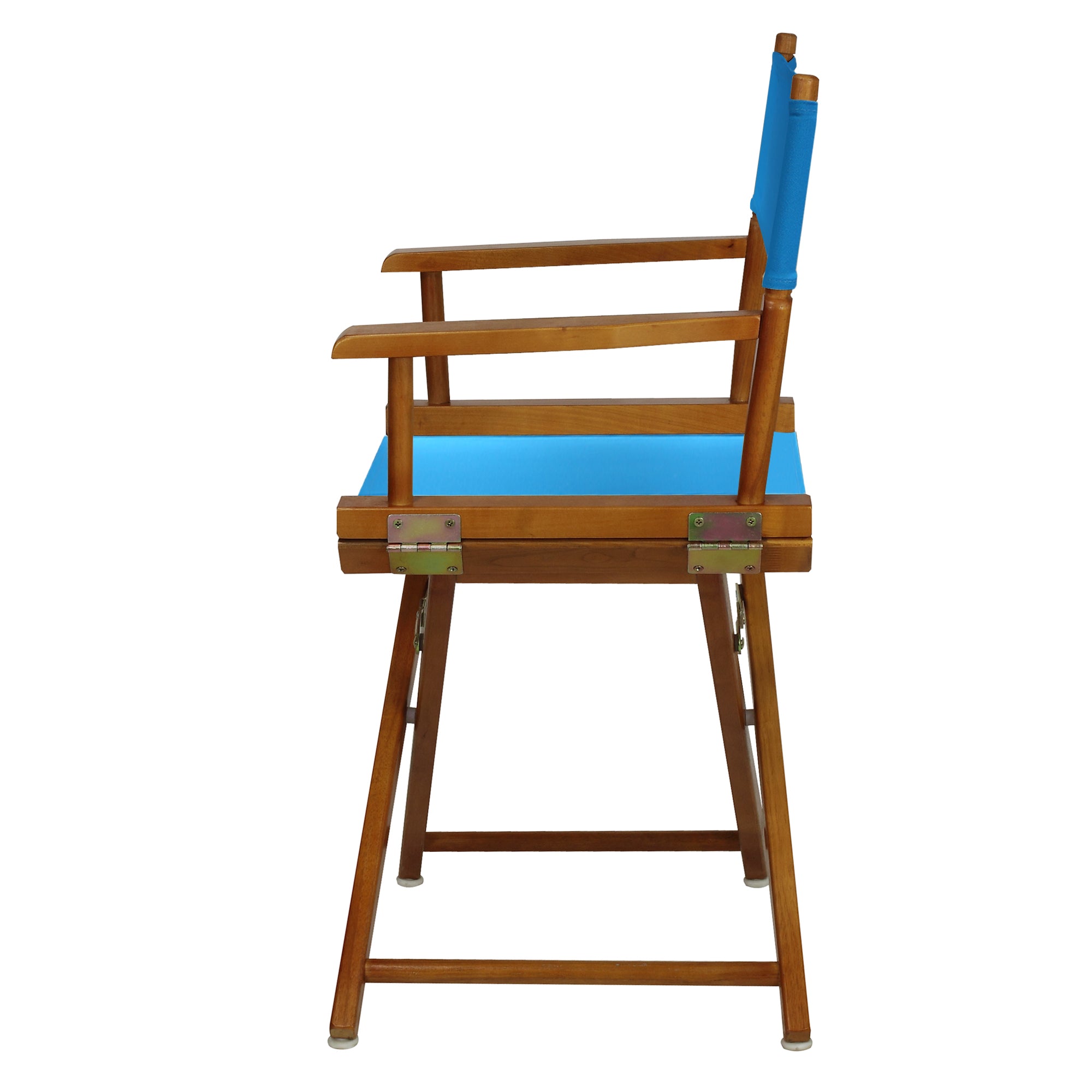 18' Director'S Chair Honey Oak Frame-Turquoise Canvas