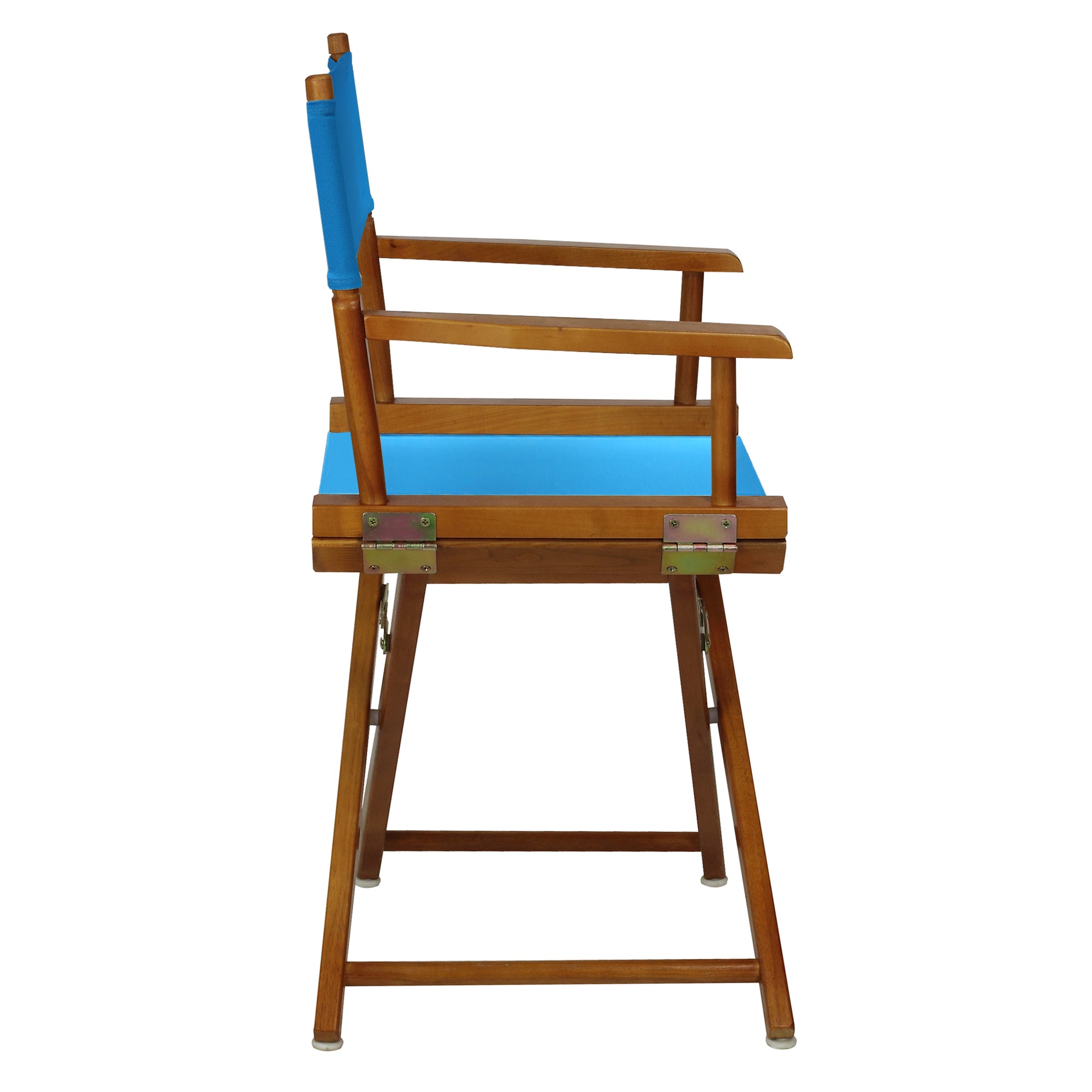 18' Director'S Chair Honey Oak Frame-Turquoise Canvas