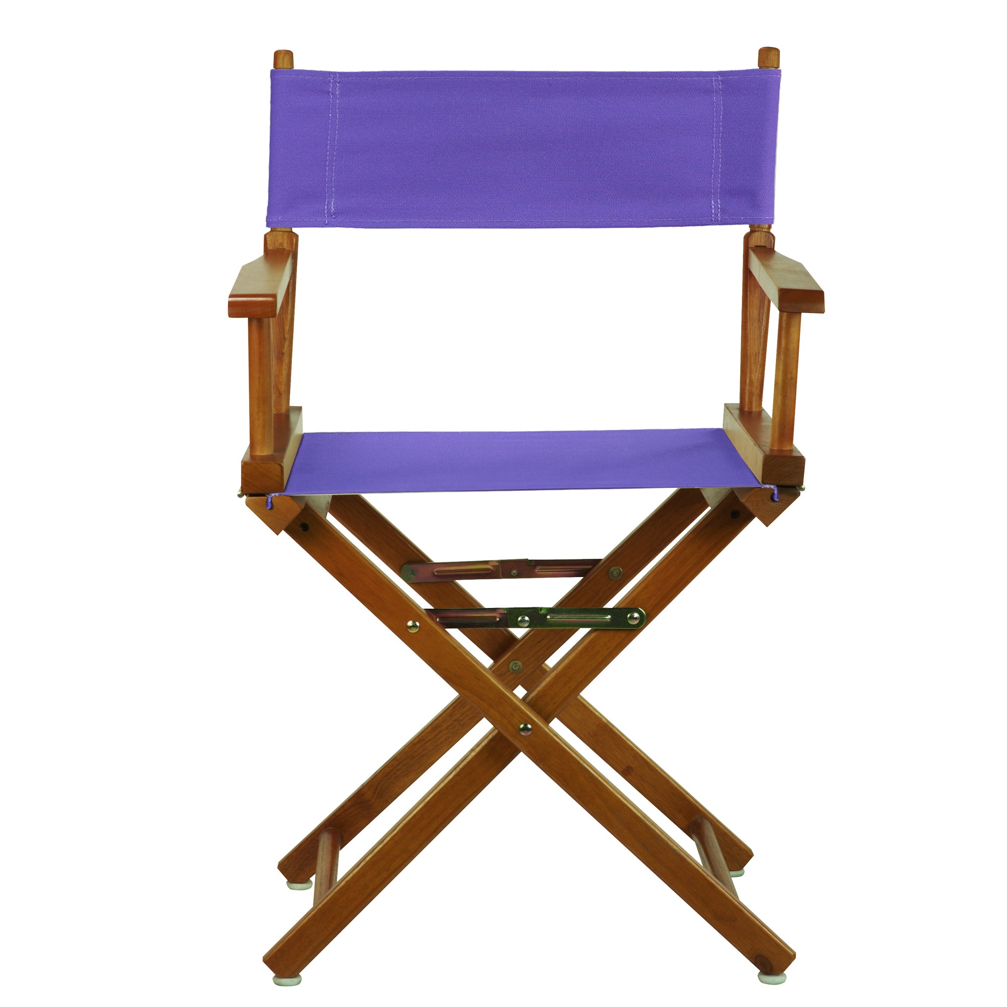 18' Director'S Chair Honey Oak Frame-Purple Canvas