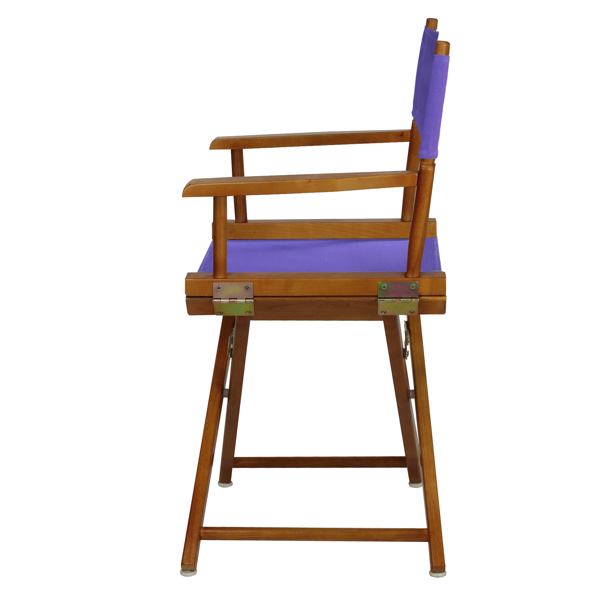 18' Director'S Chair Honey Oak Frame-Purple Canvas
