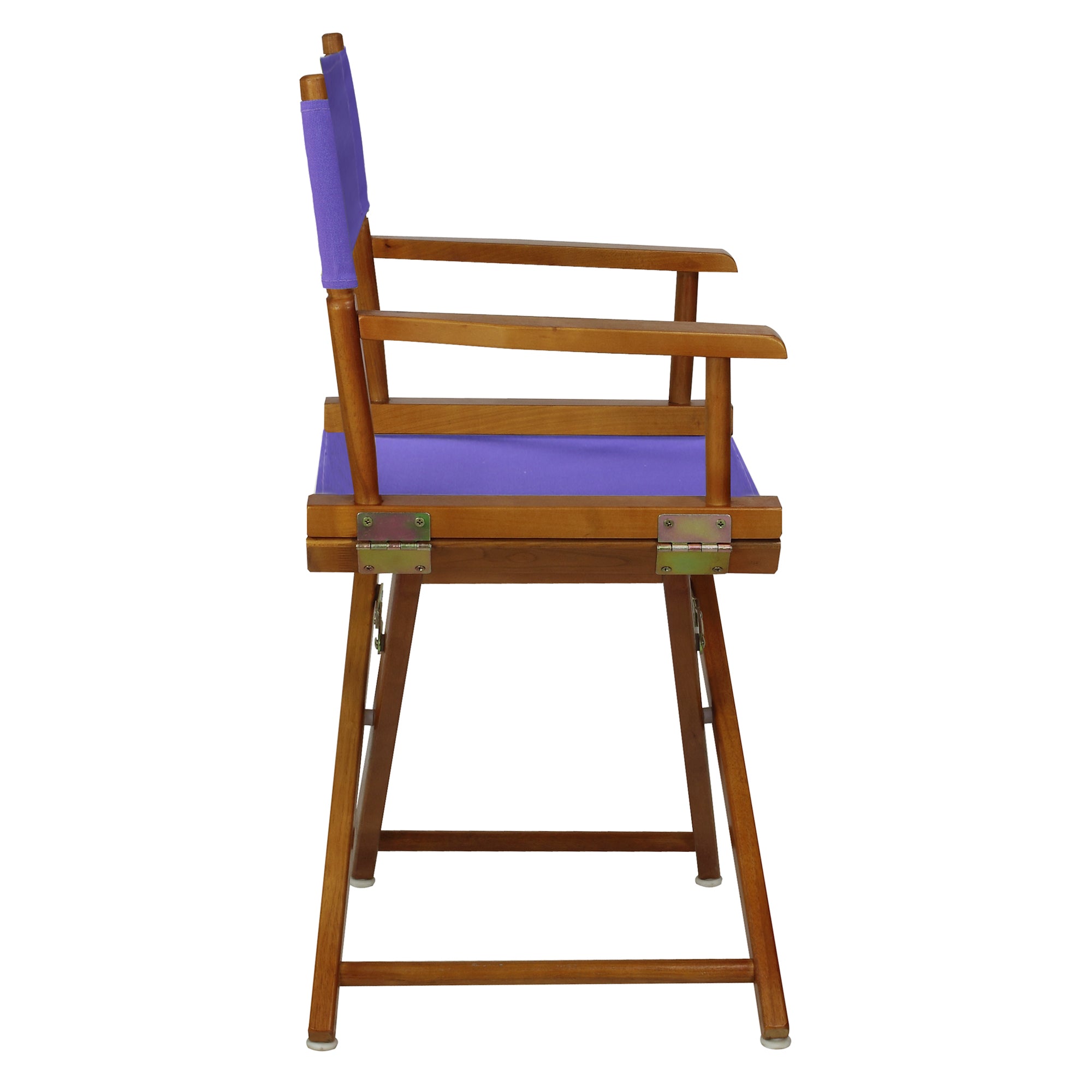 18' Director'S Chair Honey Oak Frame-Purple Canvas
