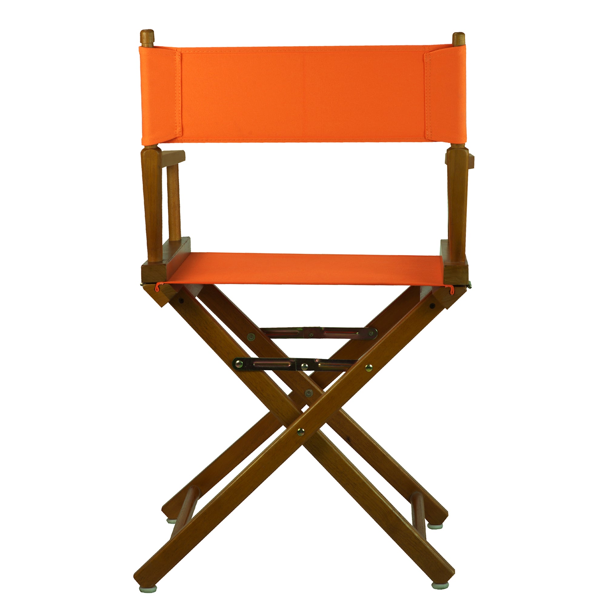 18' Director'S Chair Honey Oak Frame-Tangerine Canvas