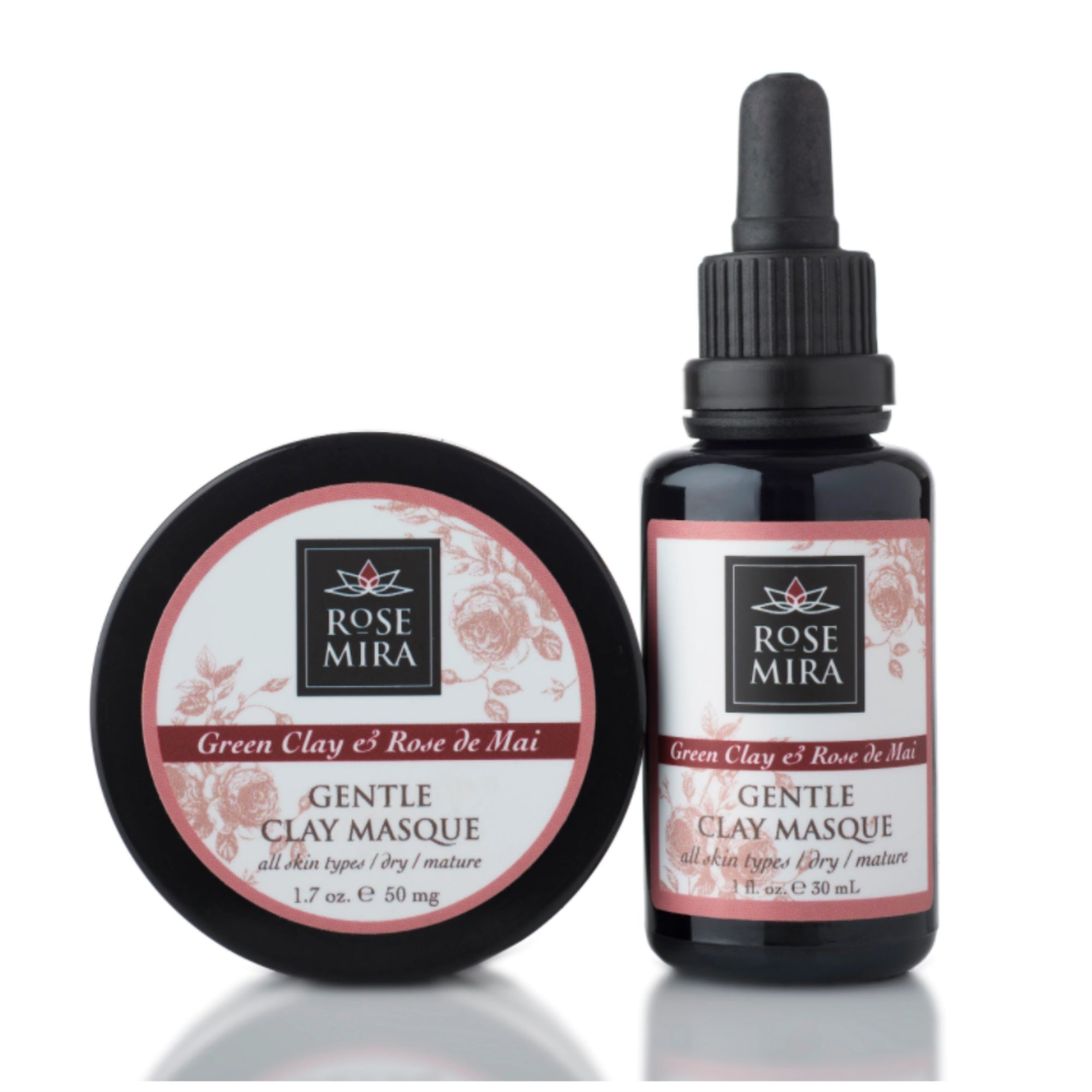 Green Clay And Rose De Mai Gentle Masque - 1.7Oz