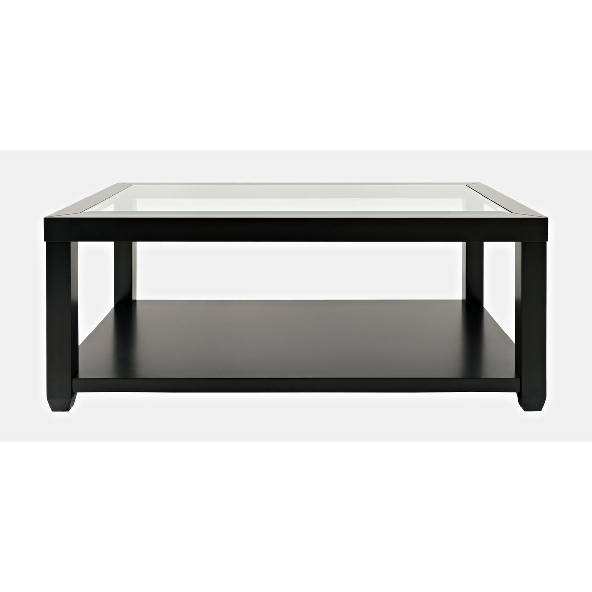 Urban Icon Contemporary Rectangular Glass Inlay Coffee Table