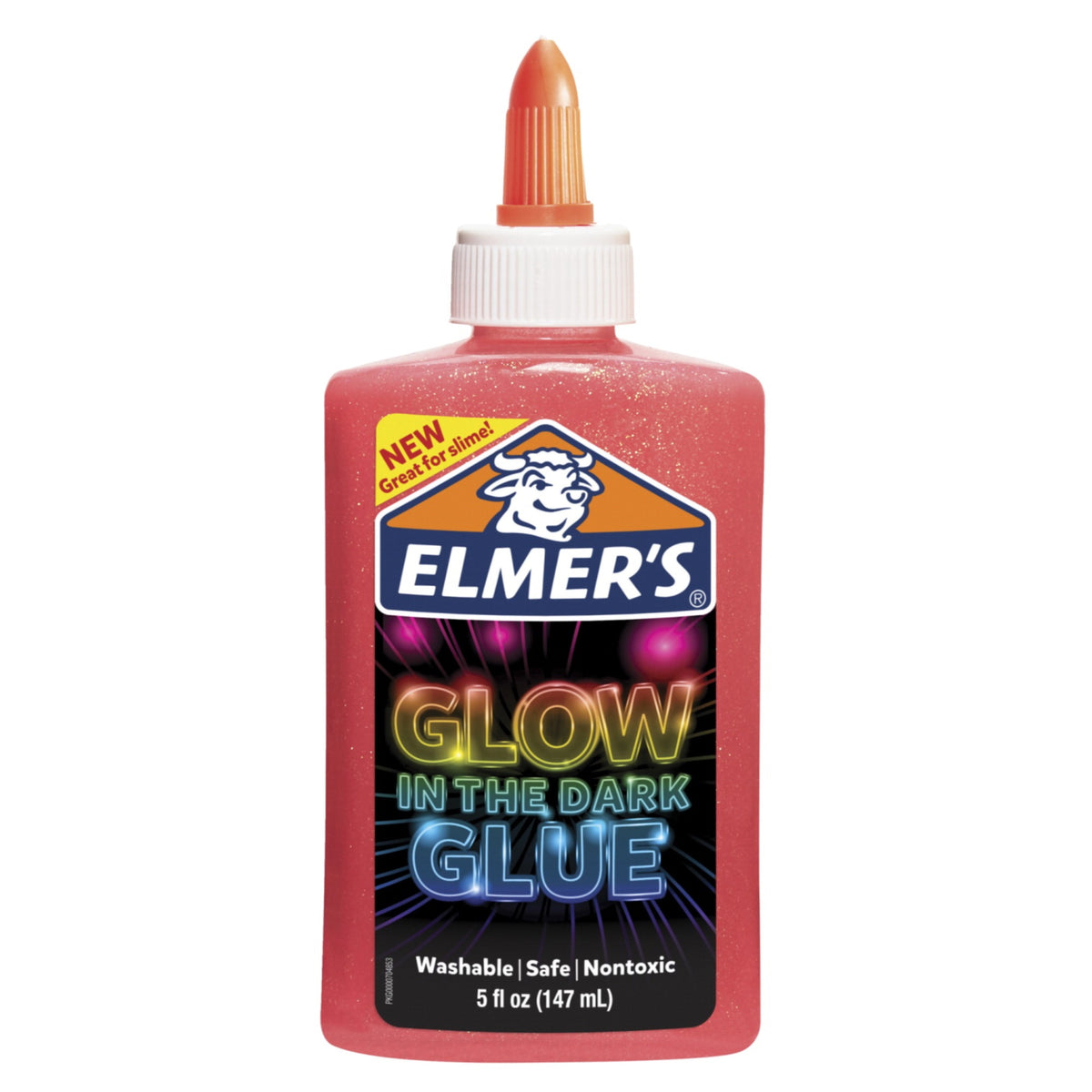 Elmer'S Glow In The Dark Glue, 5 Fluid Ounces, Pink