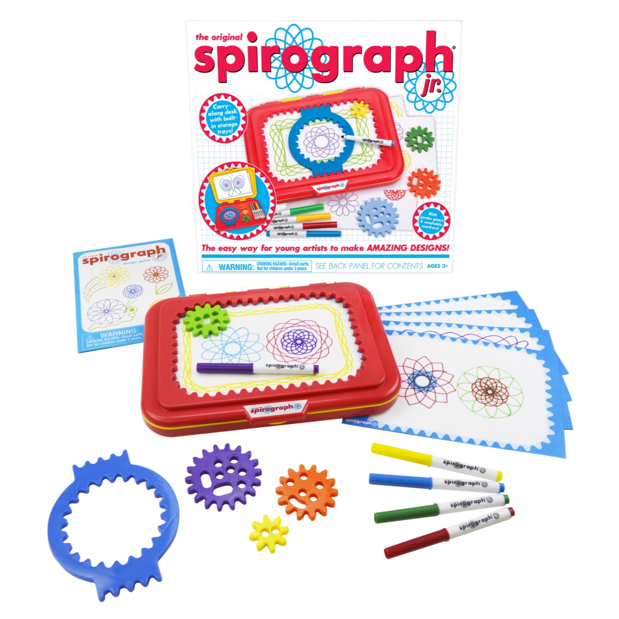 Spirograph Stencils Junior Design Set, 12 X 2 X 11 Inches