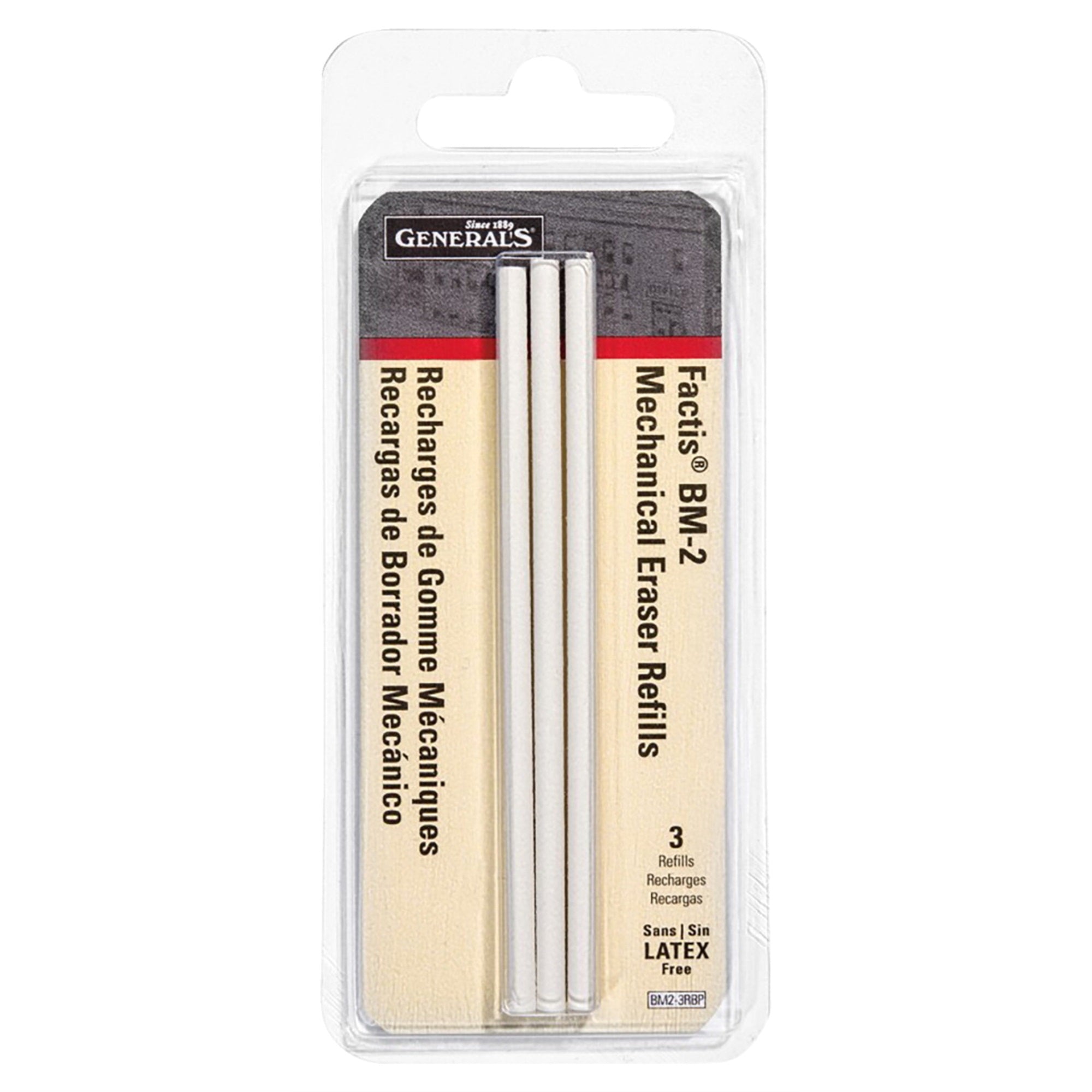 Factis Pen Eraser Refills, Pack Of 3