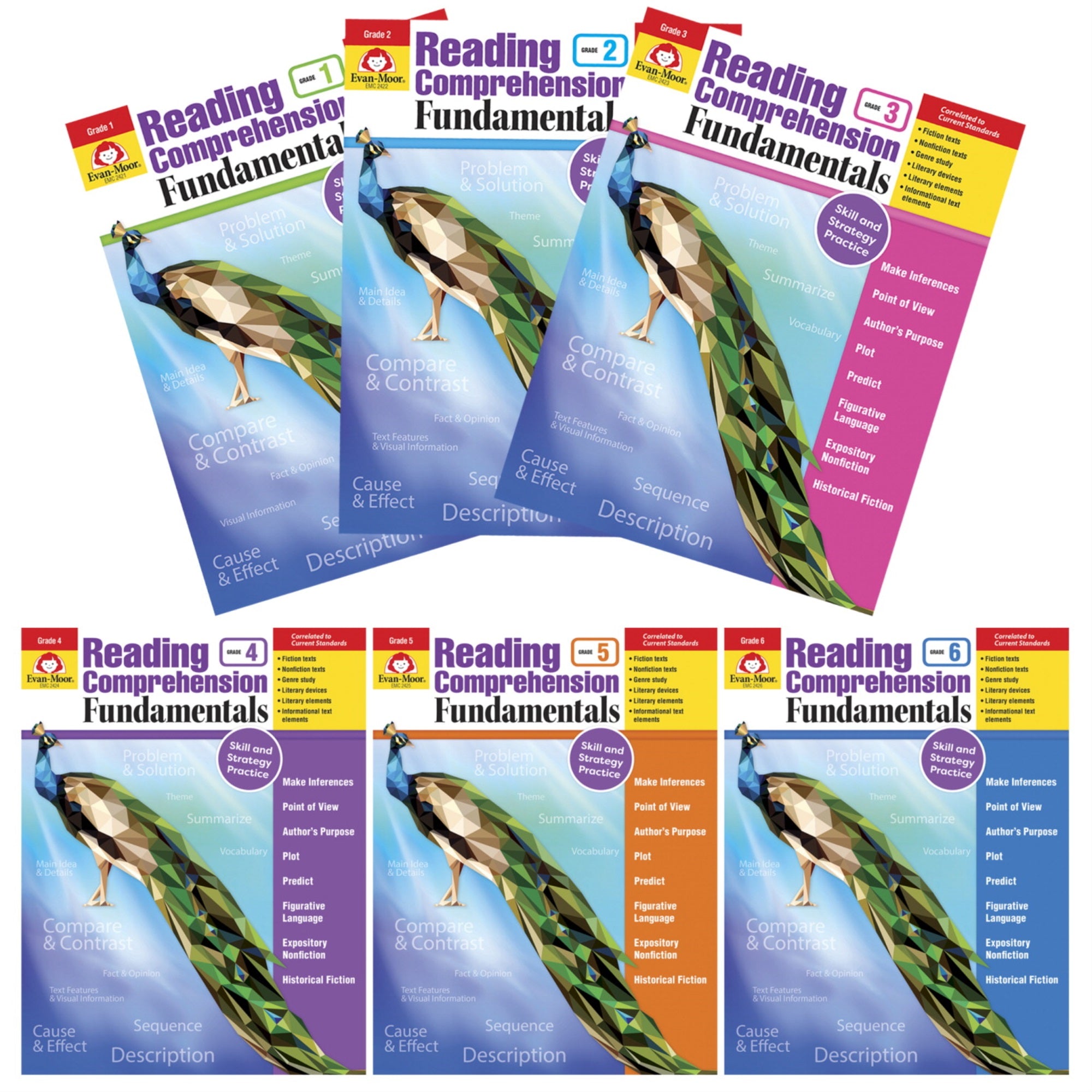 Evan-Moor Reading Comprehension Fundamentals, Grade 4